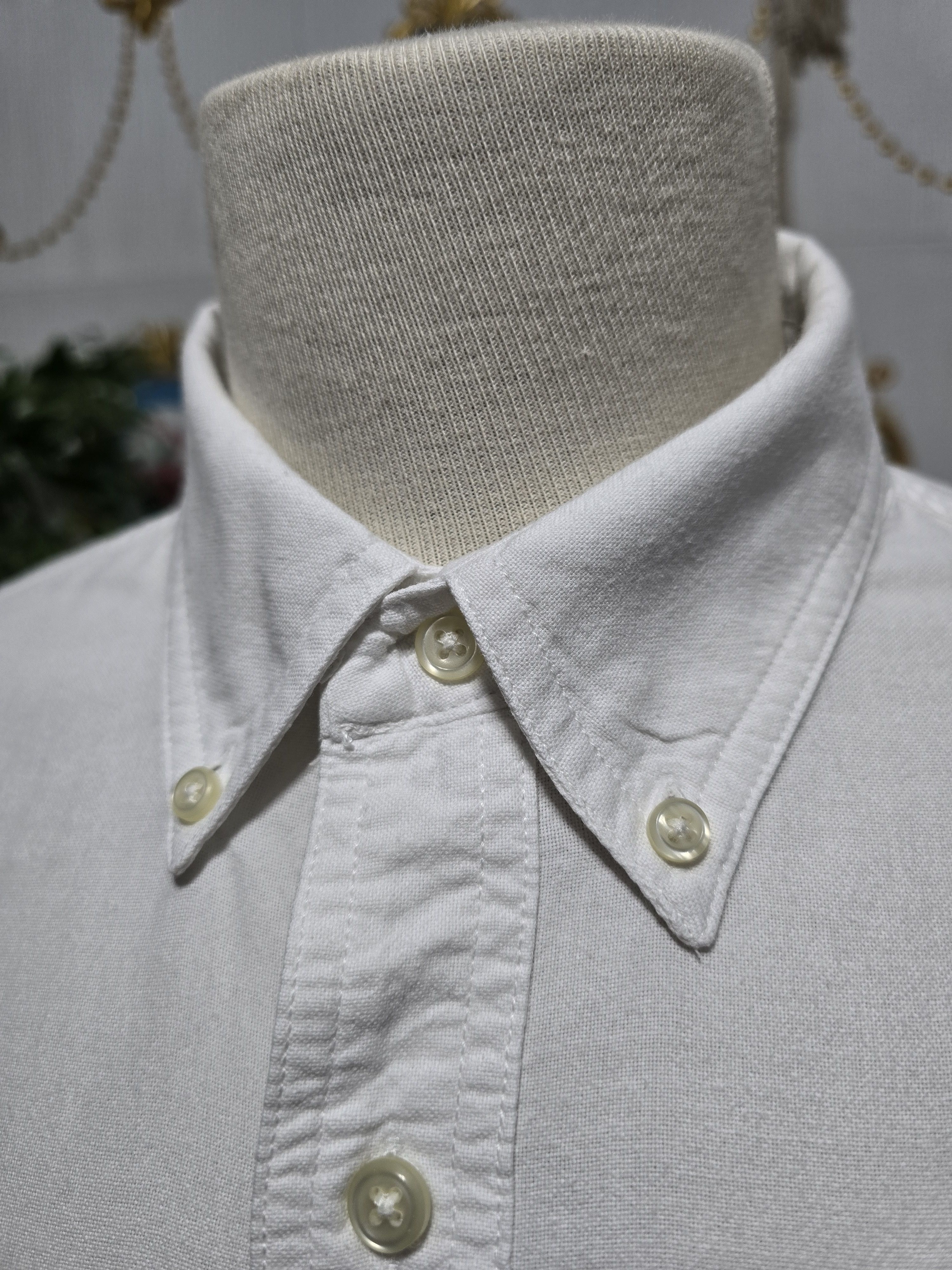 Chaps CHAPS RALPH LAUREN, vintage white cotton button-down shirt. Size US L / EU 52-54 / 3 - 4 Thumbnail