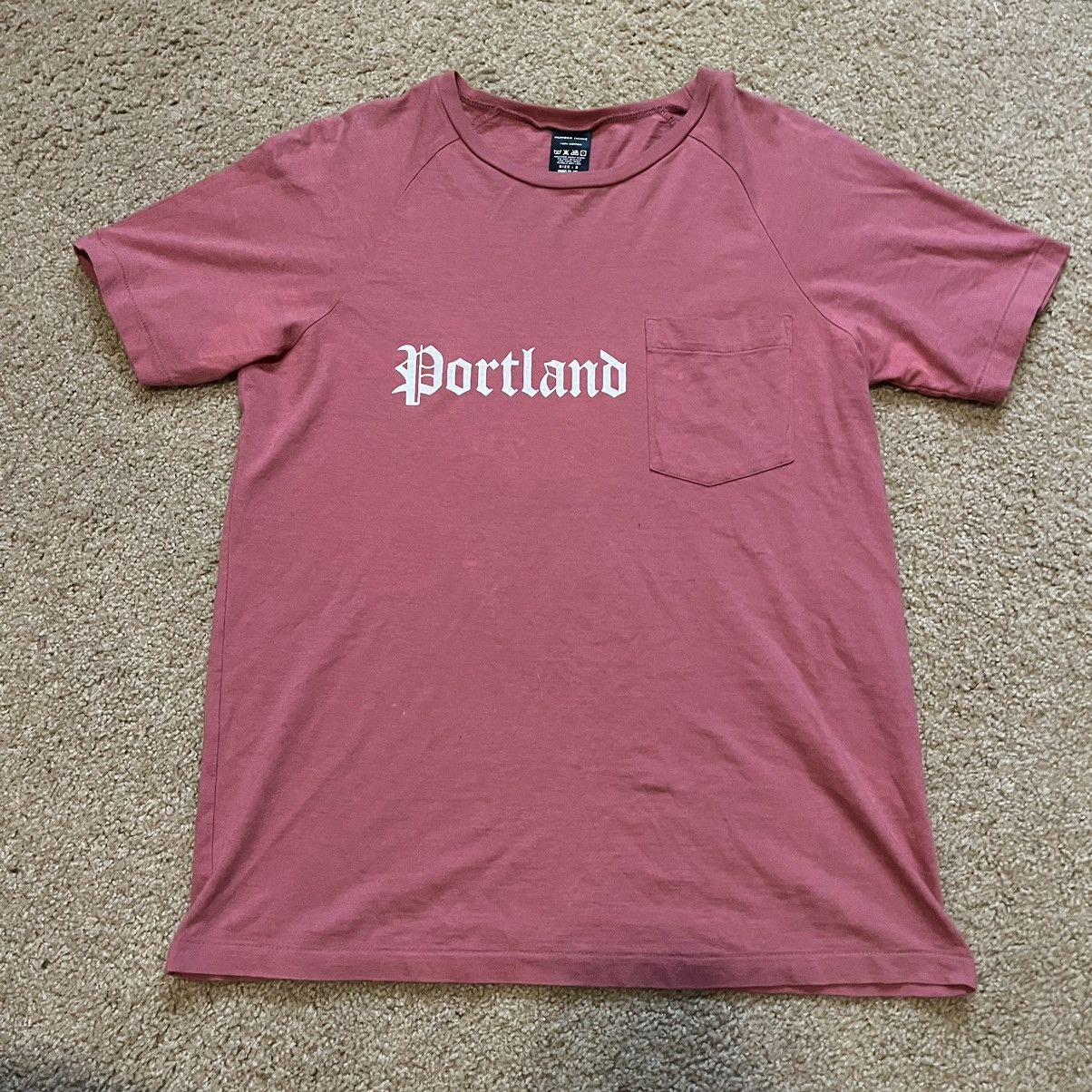 image of Number N Ine Number Nine “Portland” Tee in Red, Men's (Size Medium)