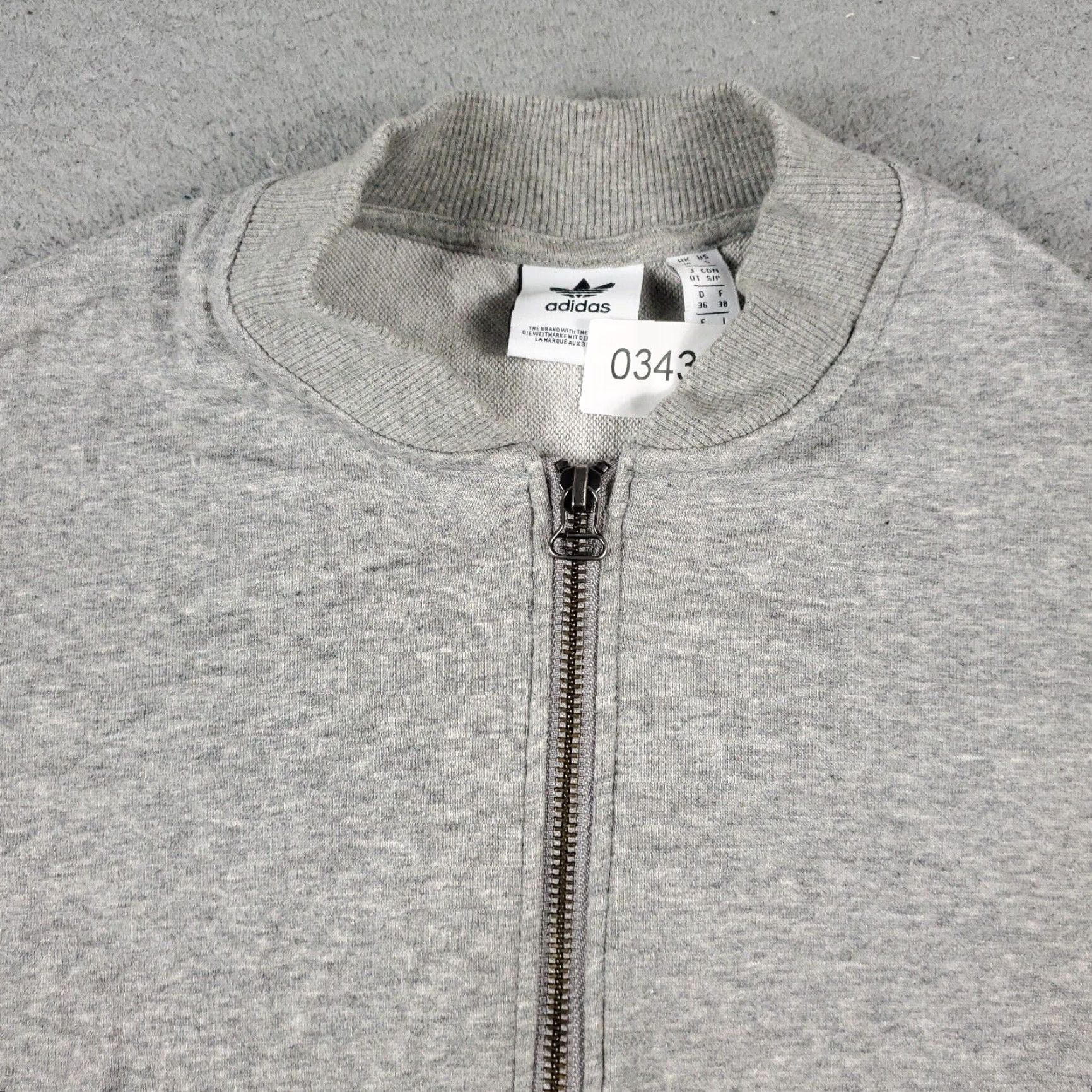 Adidas VINTAGE Adidas Women’s Track Jacket Size Small Gray Full Zip Athletic Casual Outdoor Size S / US 4 / IT 40 - 2 Thumbnail
