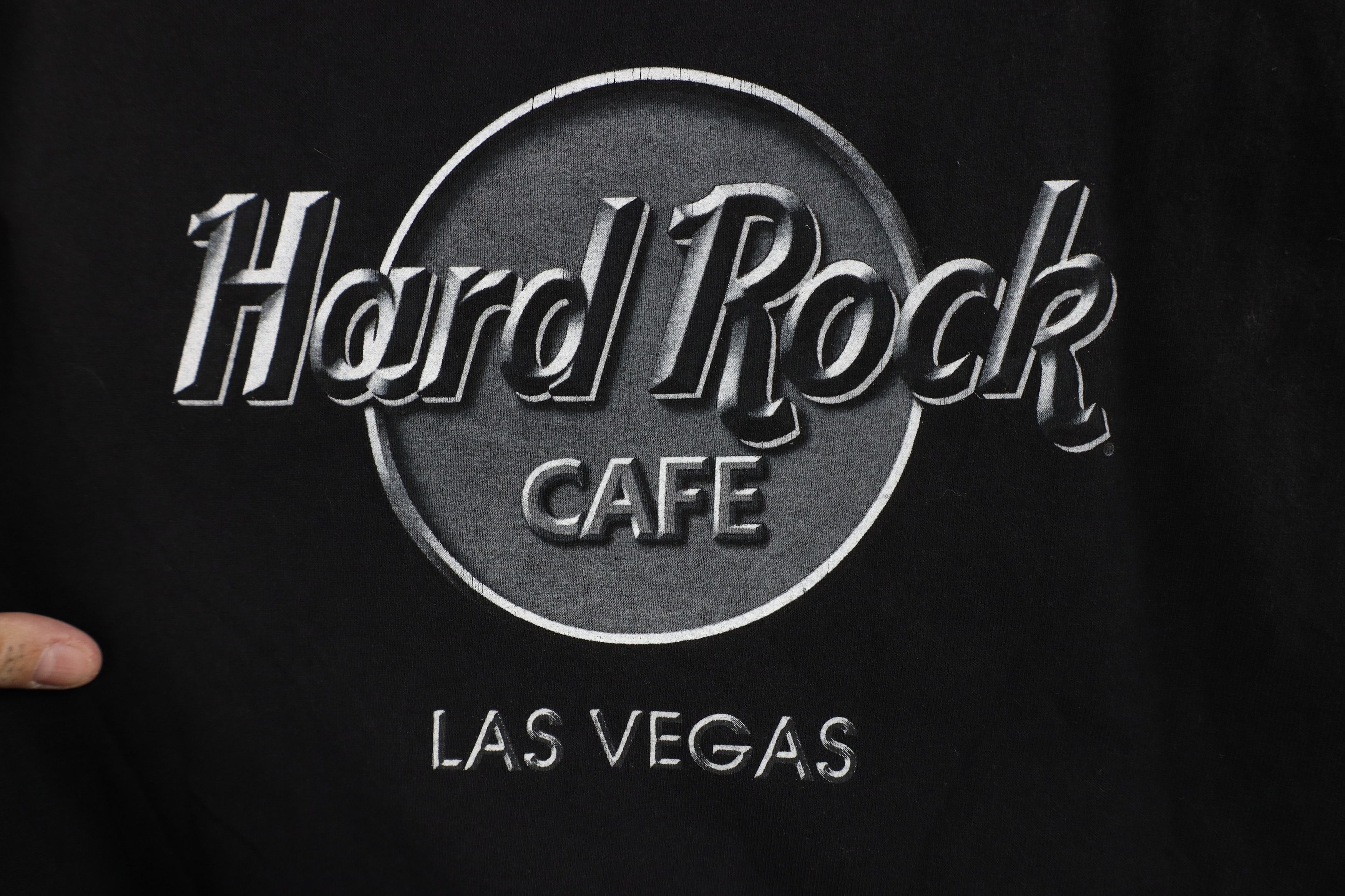 Hard Rock Cafe Vintage Hard Rock Cafe Spell Las Vegas Short Sleeve T-Shirt Size US L / EU 52-54 / 3 - 4 Thumbnail