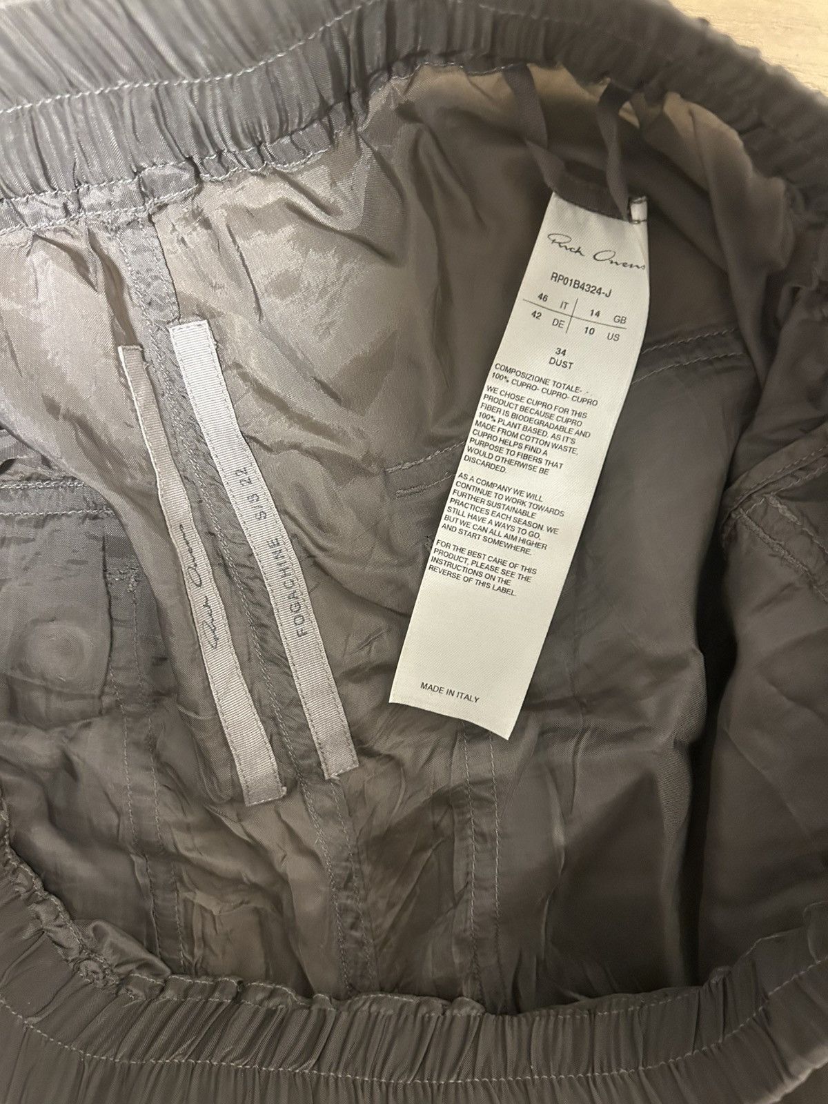 Rick Owens Rick Owens Fogachine ss 2022 cupro shorts Size US 30 / EU 46 - 4 Thumbnail