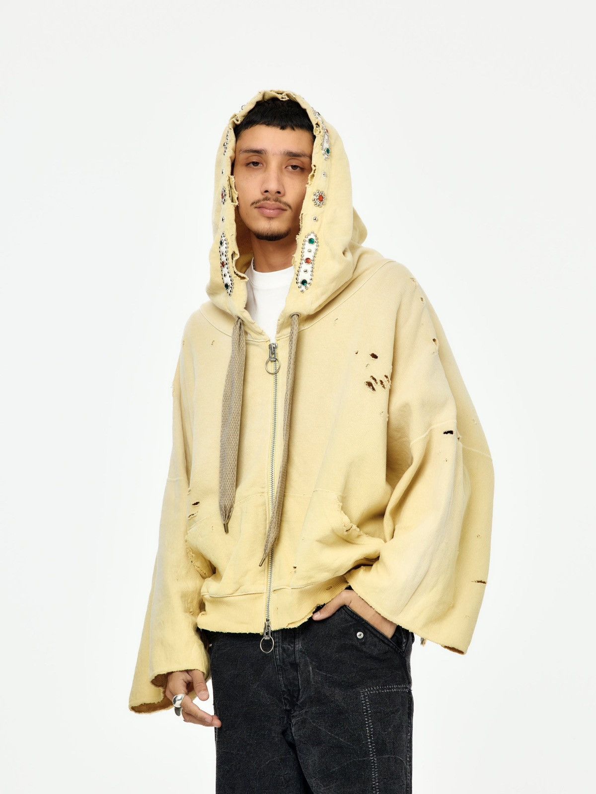 Kapital Kapital Thriller Damaged Devil Hood Hoodie Size US L / EU 52-54 / 3 - 1 Thumbnail