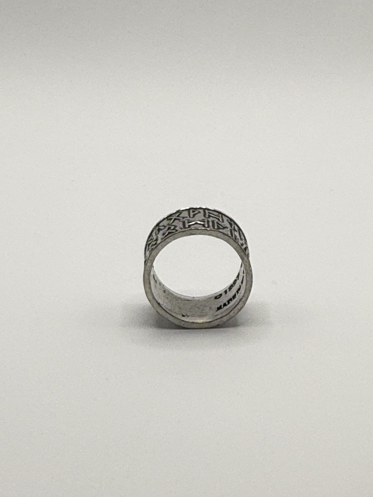 Seditionaries Rare archive Alchemy 1997 Rune ring biker/goth chrome erd Size ONE SIZE - 5 Thumbnail