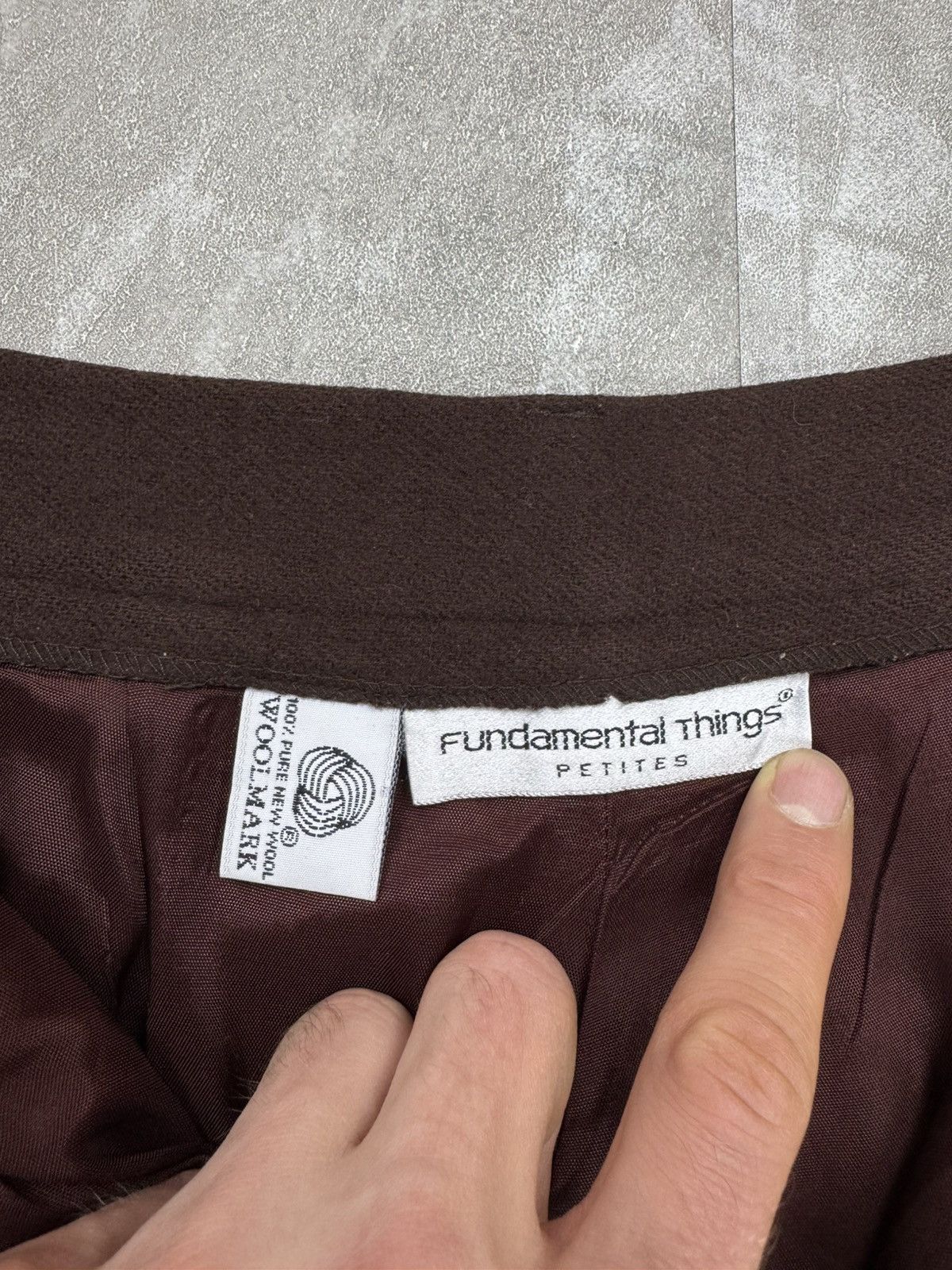 Other Fundamental things wool brown pleated trousers pants Size 24" / US 00 / IT 34 - 5 Thumbnail