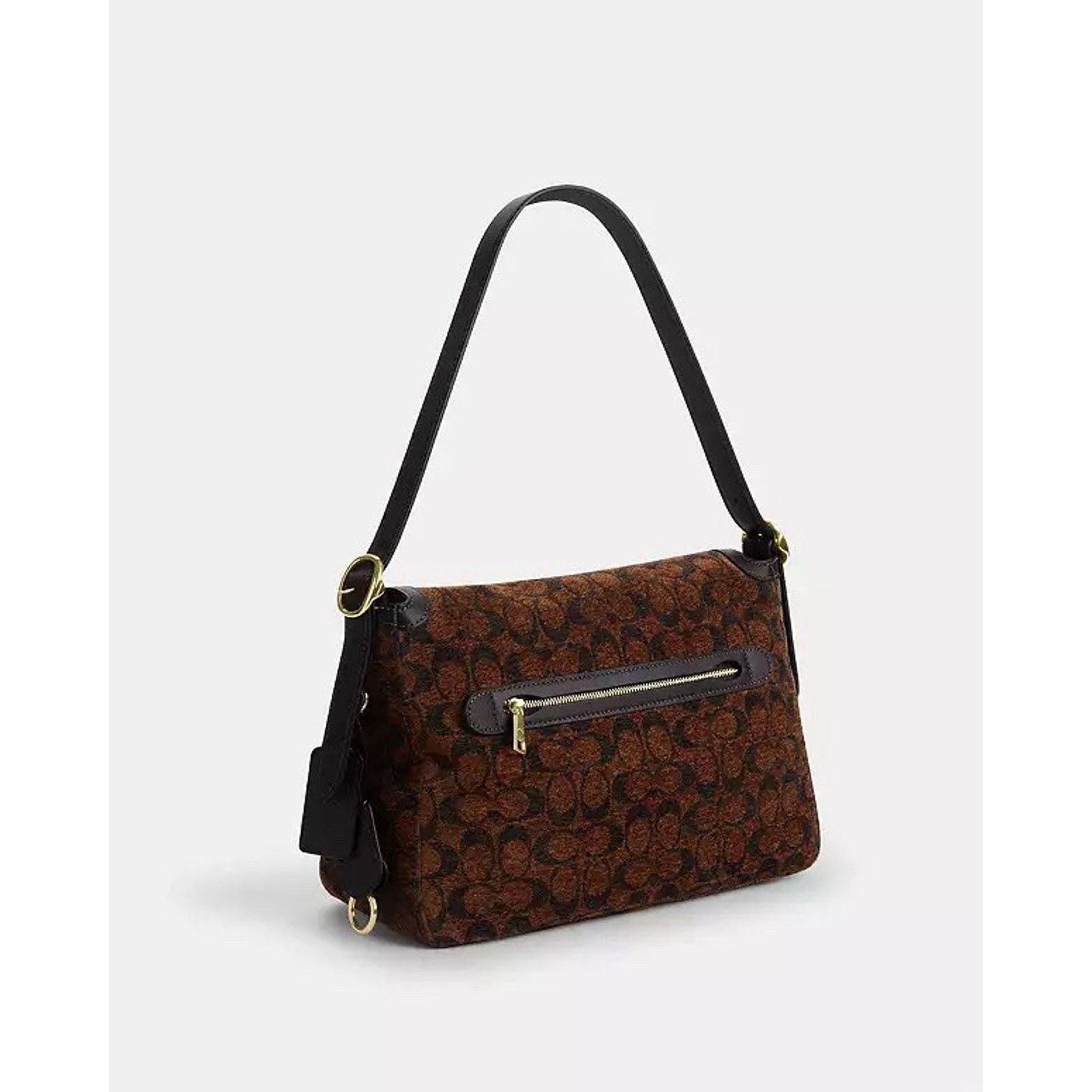 Coach NWT Limited Coach Etta Flap Shoulder Bag Chenille CCE58 Size ONE SIZE - 11 Thumbnail