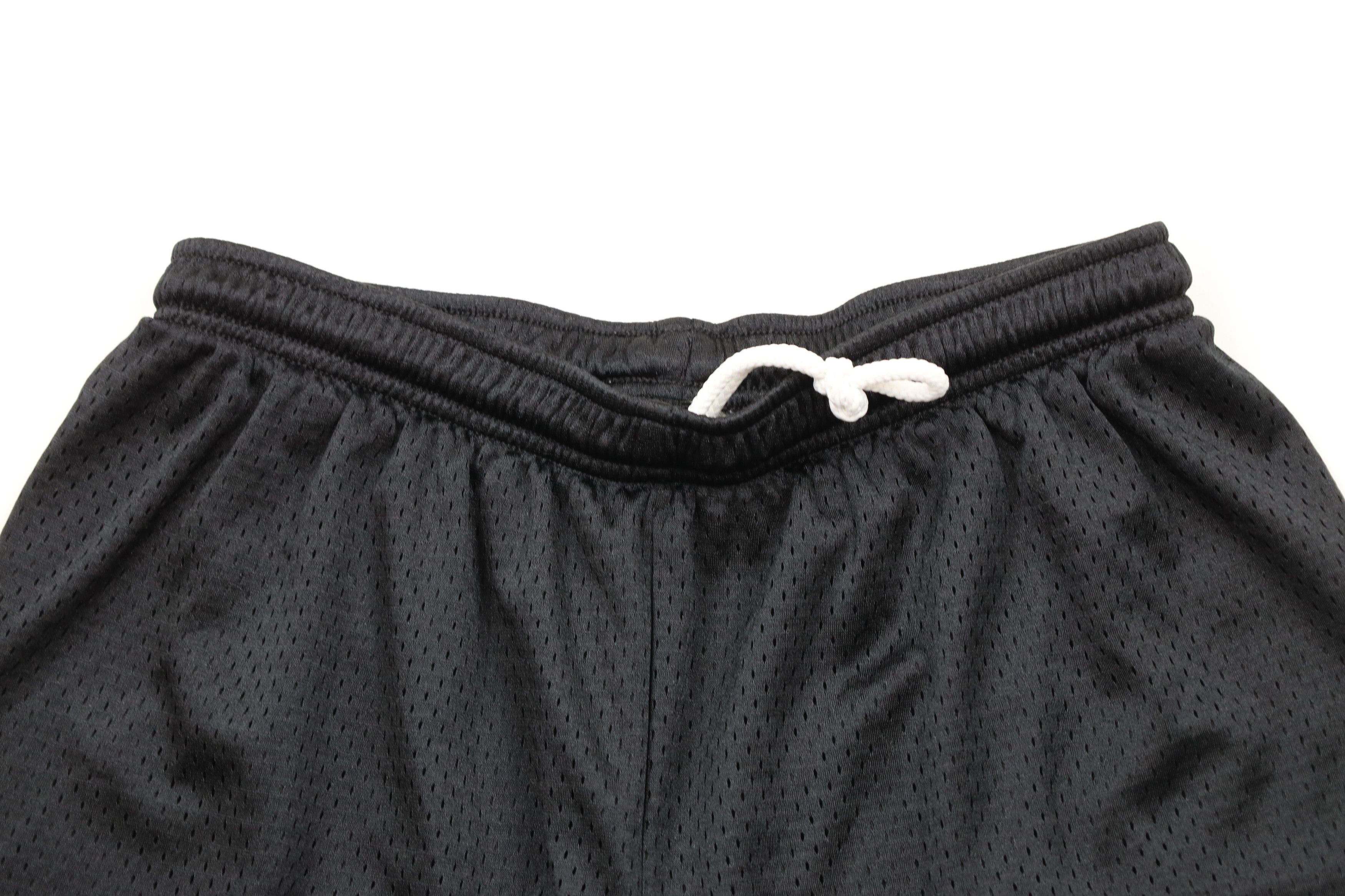 Nike × Vintage Vintage 90s Y2K Nike Scott Mini Swoosh Mesh Shorts Black Size US 30 / EU 46 - 2 Thumbnail