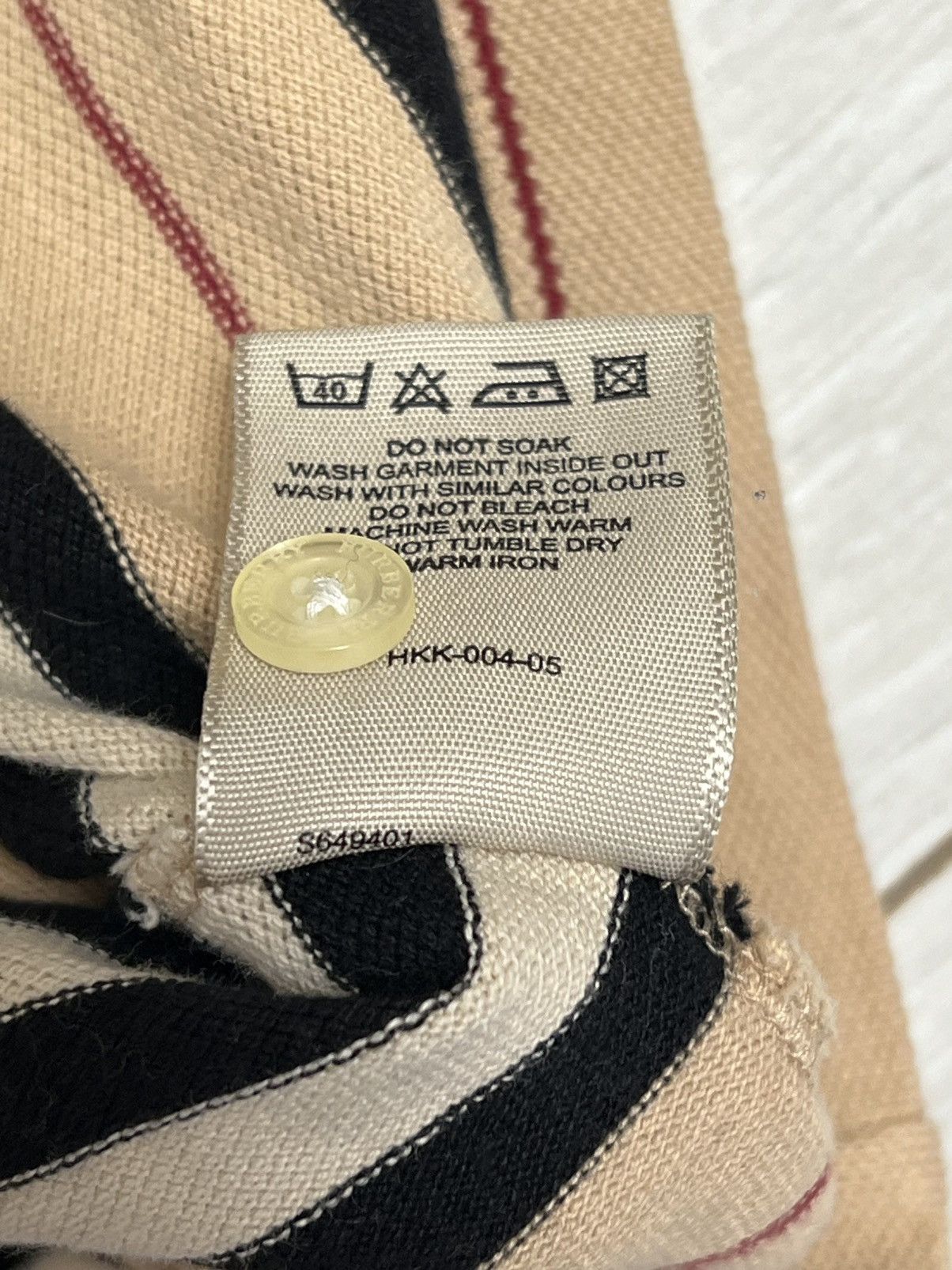 Burberry VINTAGE Burberry London Archival Striped LS Polo Red Knight Size US S / EU 44-46 / 1 - 13 Thumbnail