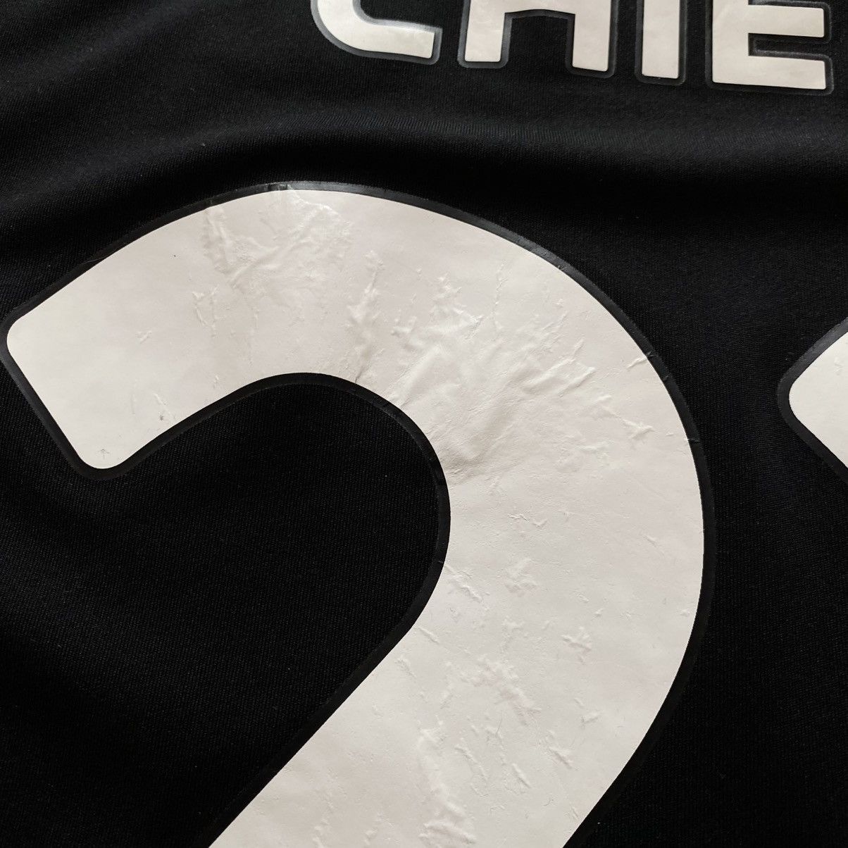 Adidas × Vintage Adidas Juventus 2021/22 Chiesa 22 UEFA Black Away Jersey Tee Size US S / EU 44-46 / 1 - 10 Thumbnail