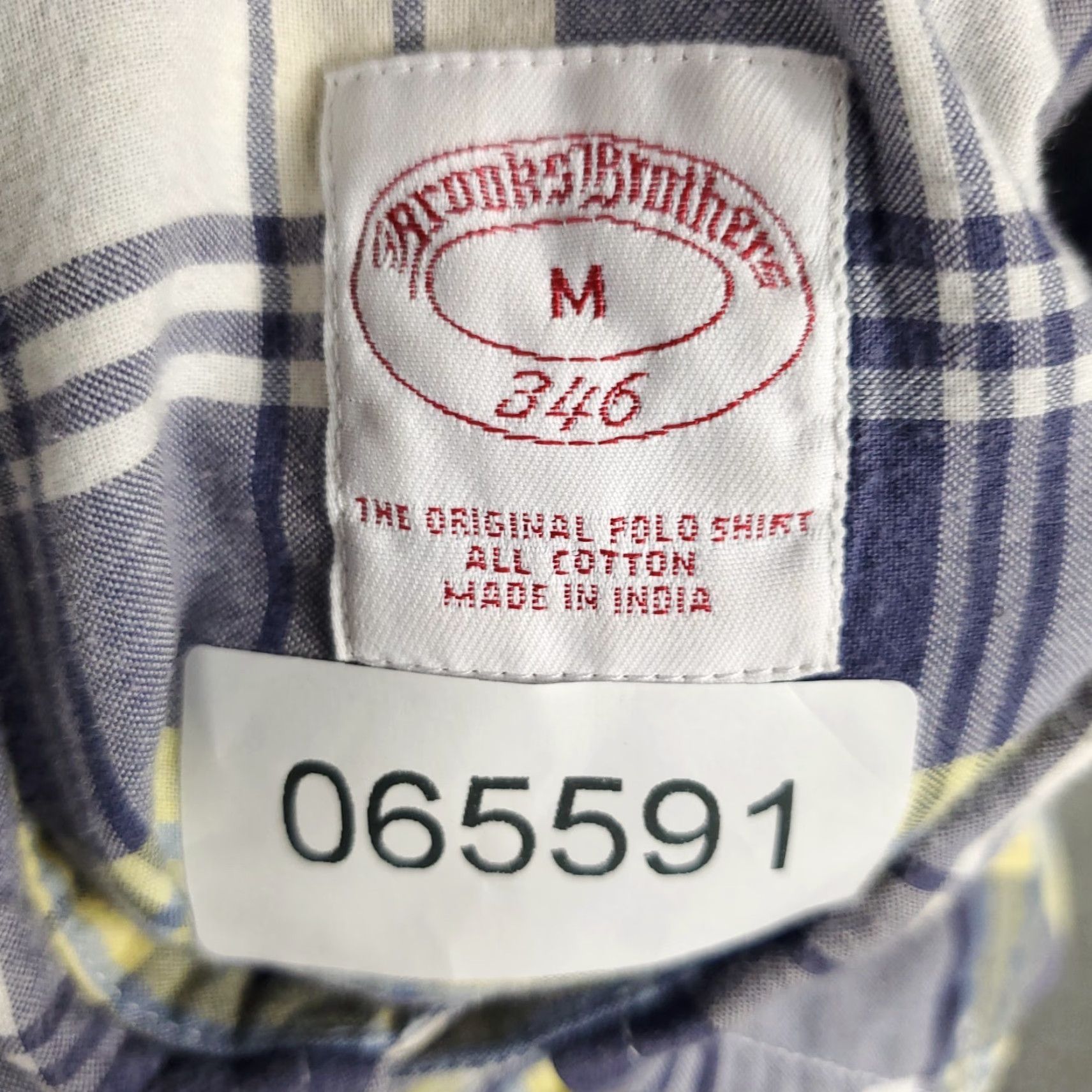 Brooks Brothers Brooks Brothers Shirt Mens Medium Blue Plaid Button-Up Long Sleeve Size US M / EU 48-50 / 2 - 7 Thumbnail