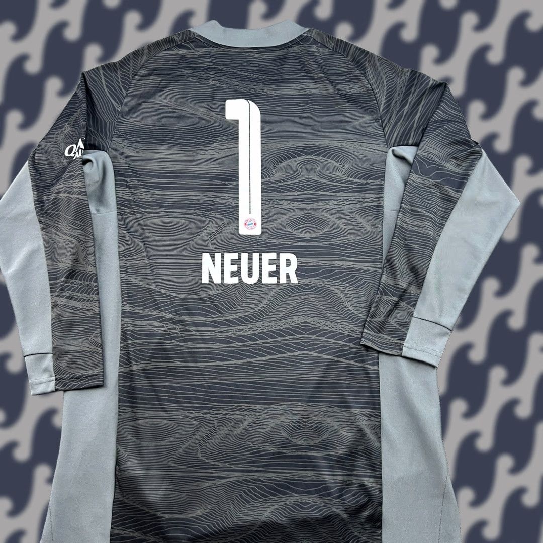 Adidas adidas Bayern Munich 2021 2022 Goalkeeper Neuer Mens Football Jersey Long Sleeve L Multicolor футбол? Size US L / EU 52-54 / 3 - 1 Thumbnail