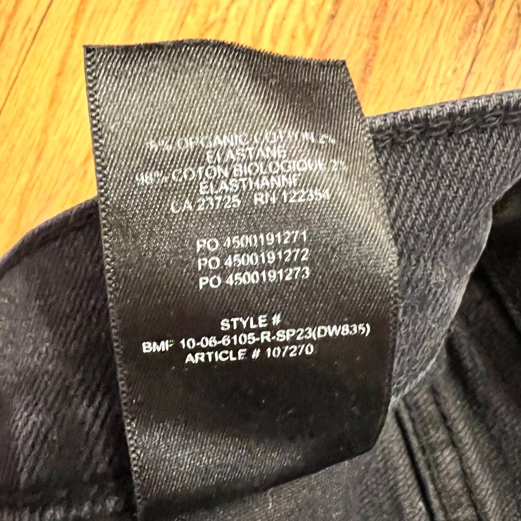 Vintage Denim Forum Jeans Womens 28 Long Arlo High Rise Straight Button Fly Black Size 28" / US 6 / IT 42 - 7 Thumbnail