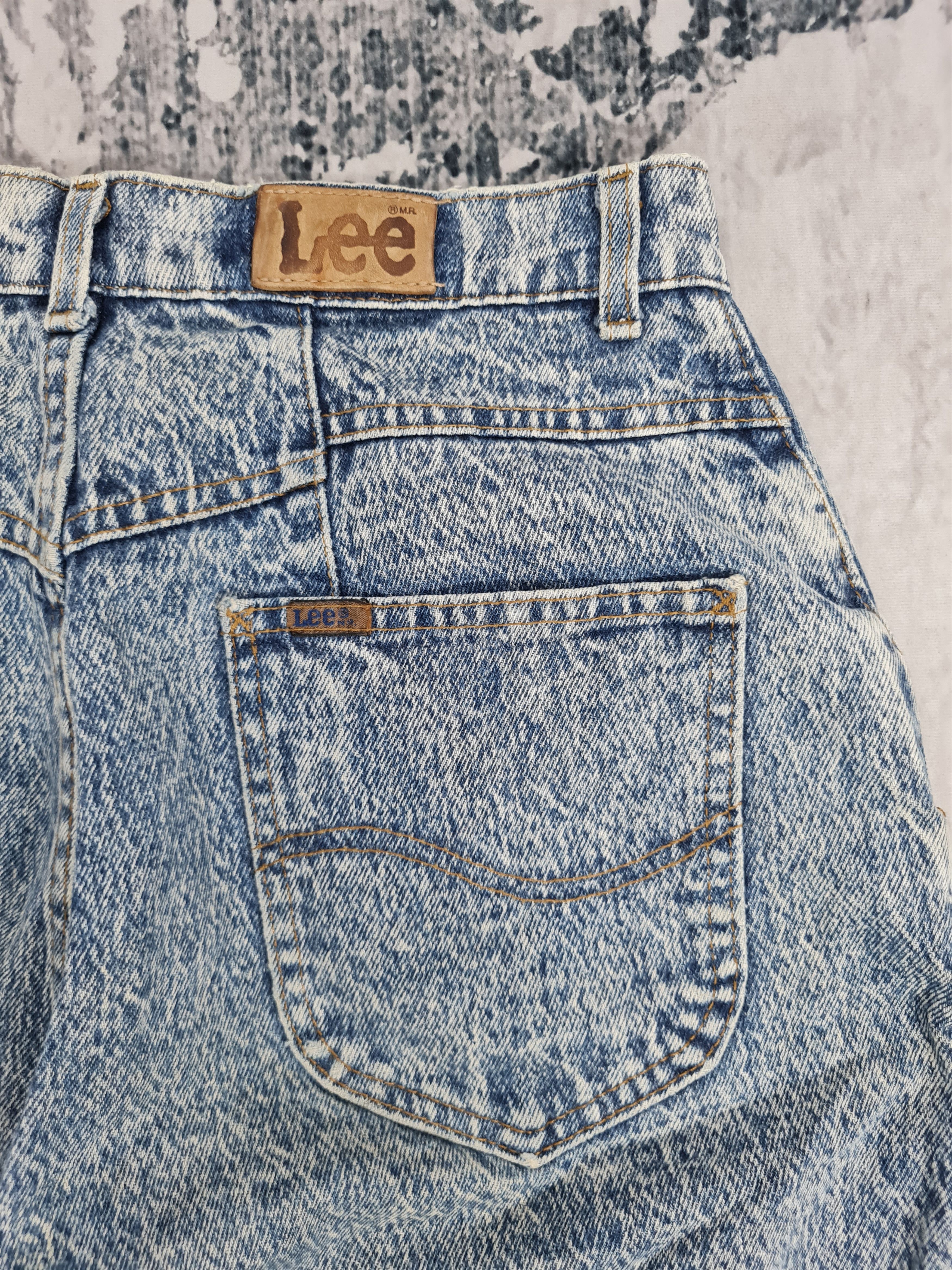 Lee Vtg 80's LEE RIDERS Acid Wash Moms Jeans 29x27 JB0123 Size 29" - 8 Thumbnail