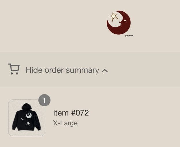 Lyrical Lemonade 2024 BY COLE BENNETT ITEM #072 CRESCENT MOON HOODIE (XL) Size US XL / EU 56 / 4 - 9 Thumbnail