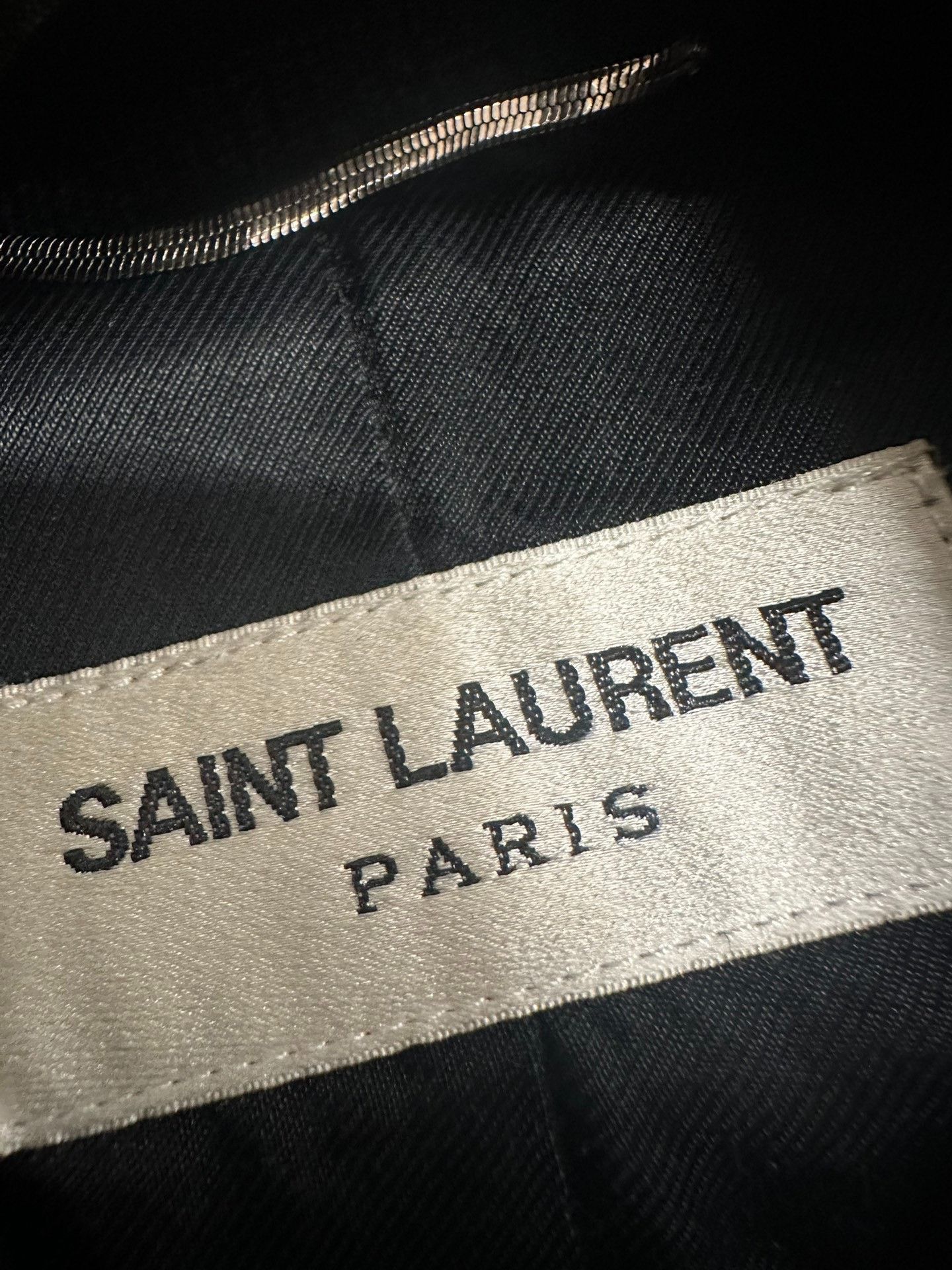 Saint Laurent Paris saint laurent navy wool baseball jacket. Size US L / EU 52-54 / 3 - 2 Thumbnail