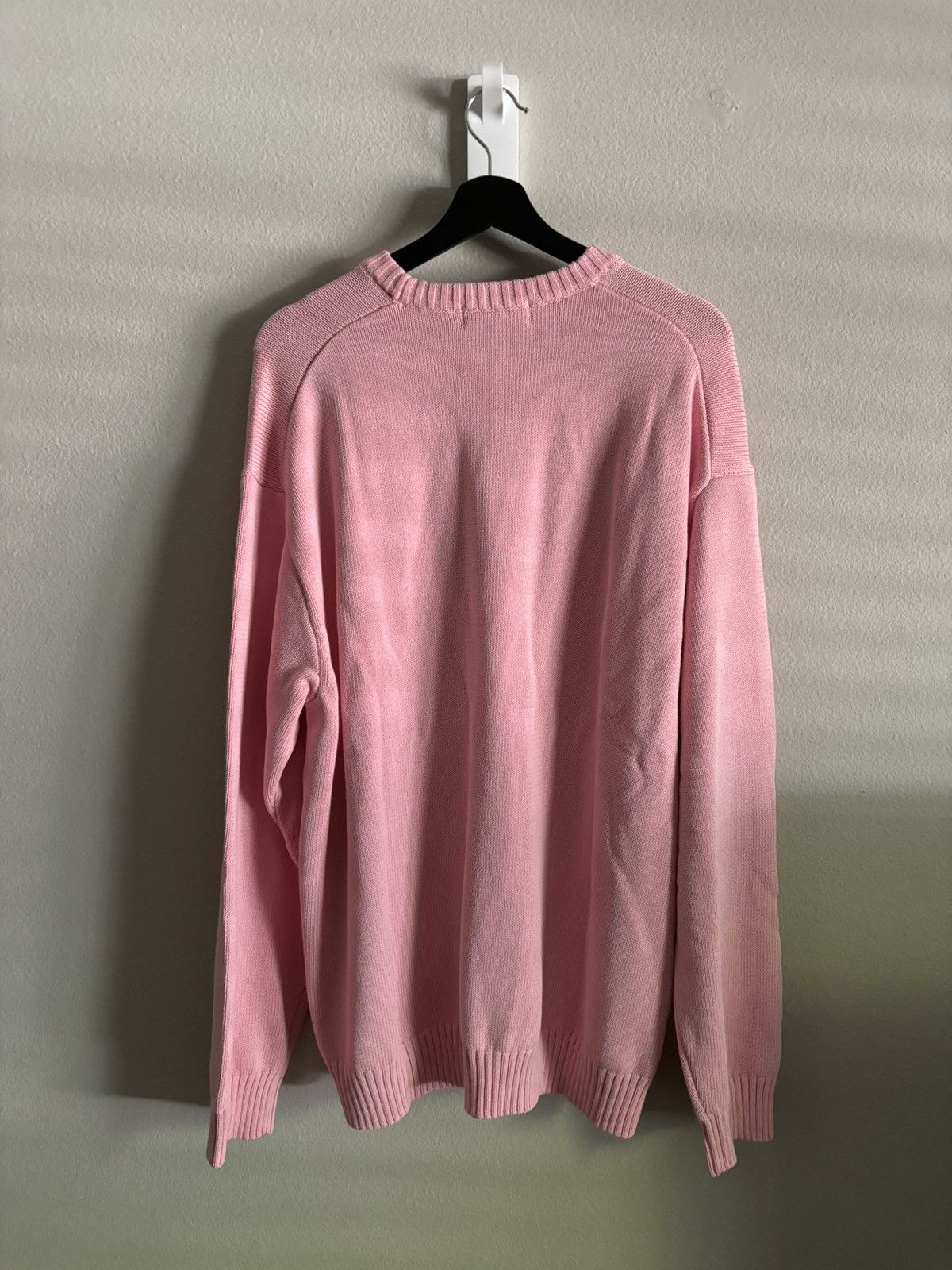 Supreme Supreme Old English Pink Sweater Size US XL / EU 56 / 4 - 5 Thumbnail
