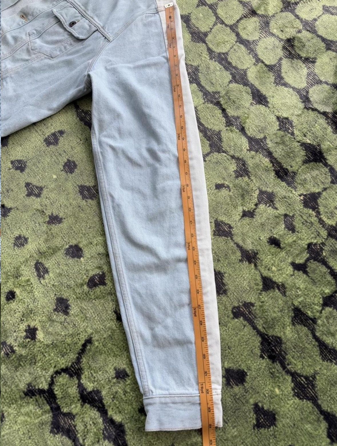 Off-White Exaggerated Sleeve Denim Jacket Size US L / EU 52-54 / 3 - 8 Thumbnail