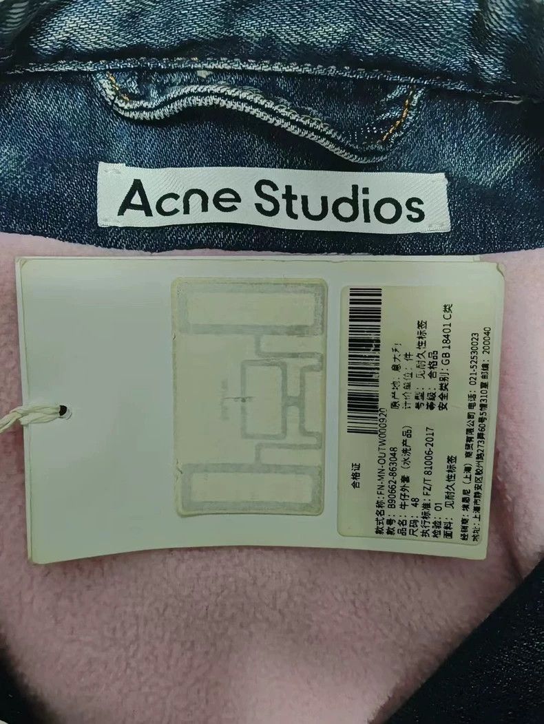 Acne Studios Acne Studios Acne Studios Denim Jacket in Ice Blue Pink-25 Size US M / EU 48-50 / 2 - 4 Thumbnail