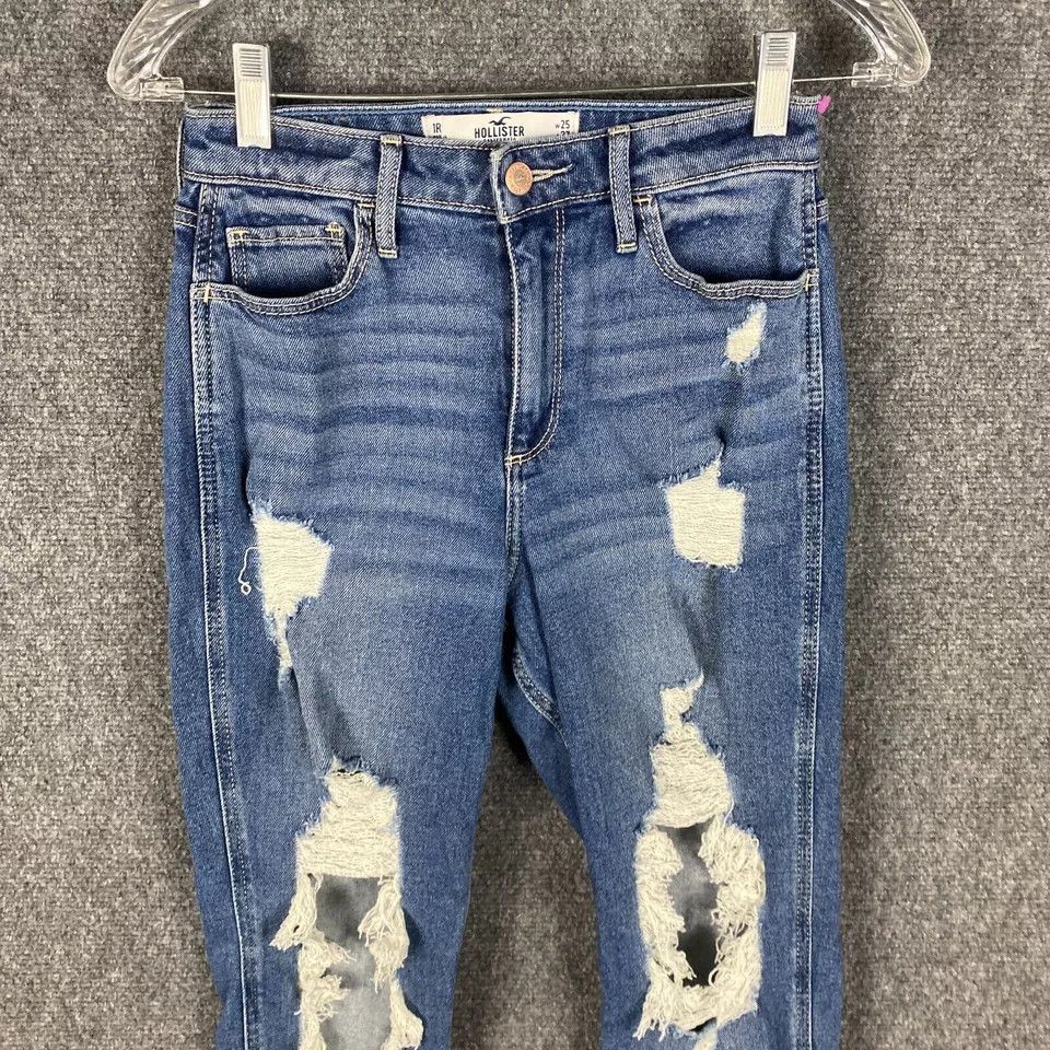 Hollister Hollister Jeans Women's 1R 25x27 Curvy High Rise Mom Zipper Size 25" / US 0 / IT 36 - 2 Thumbnail