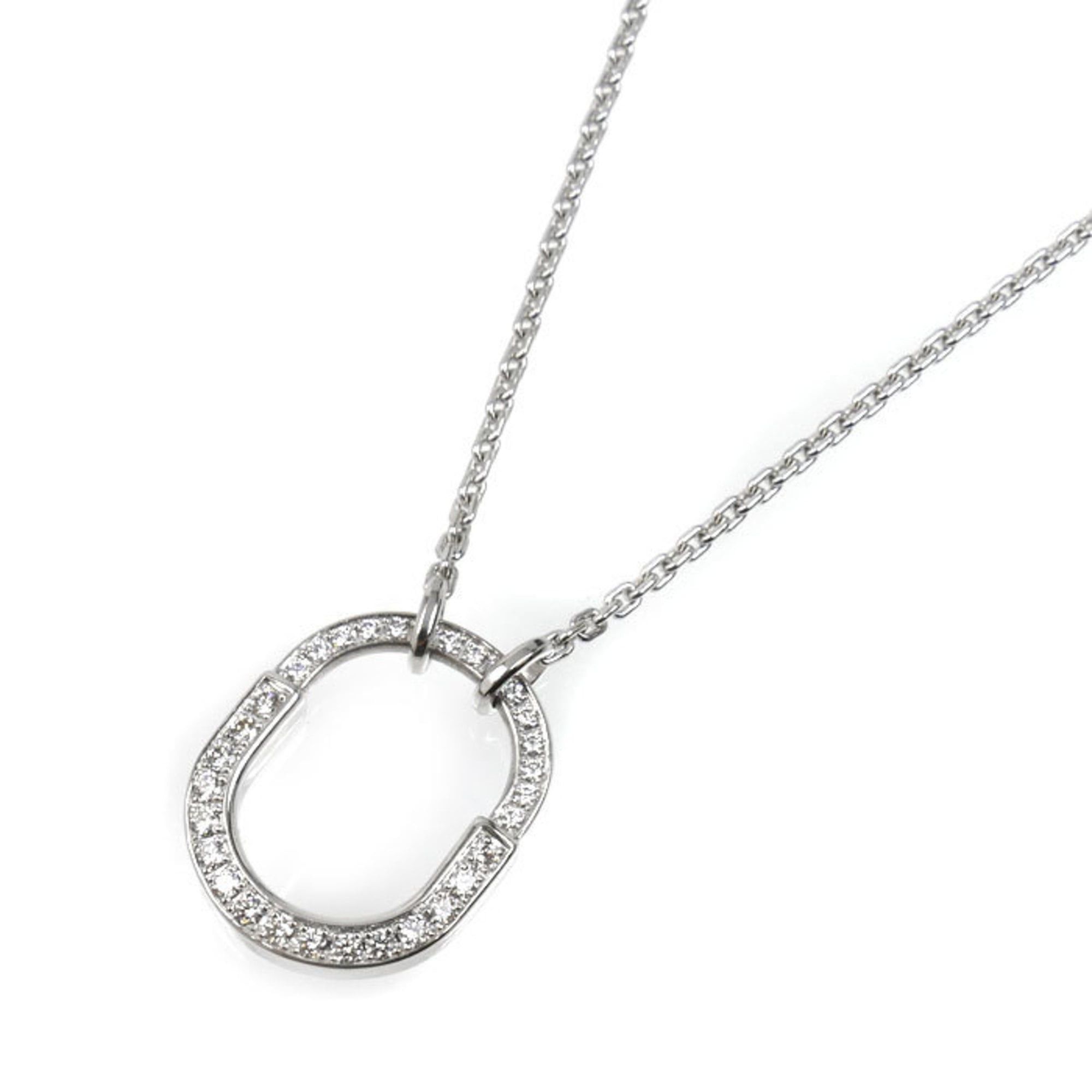 Tiffany & Co. TIFFANY & Co. Tiffany 18KWG White Gold Rock Small Necklace 74365728 with 0.19ct Diamond, 8.4g, Size 40, 45.5cm, Women's Size ONE SIZE - 1 Thumbnail