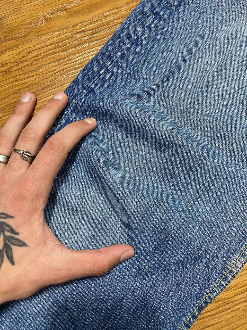 Levi's × Vintage Vintage 90s Levi’s 501 Boot Cut Made in USA Size US 32 / EU 48 - 15 Thumbnail
