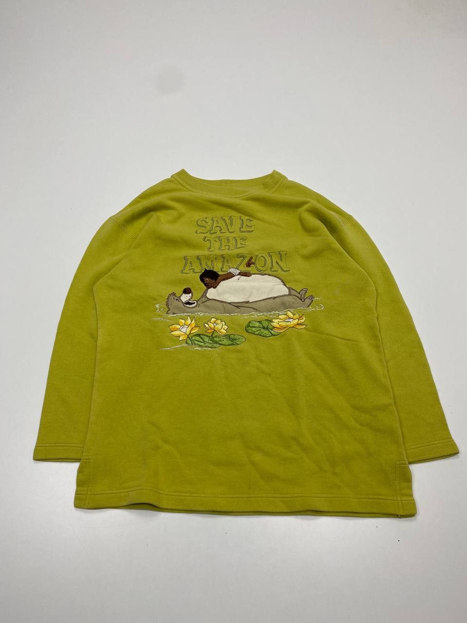Iceberg Iceberg 2000s Green 42 Vintage Sweatshirt "Save the Amazon" Size M / US 6-8 / IT 42-44 - 1 Thumbnail