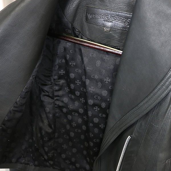 Chrome Hearts Chrome Hearts Cross Patch Leather Jacket Size XS / US 0-2 / IT 36-38 - 4 Thumbnail