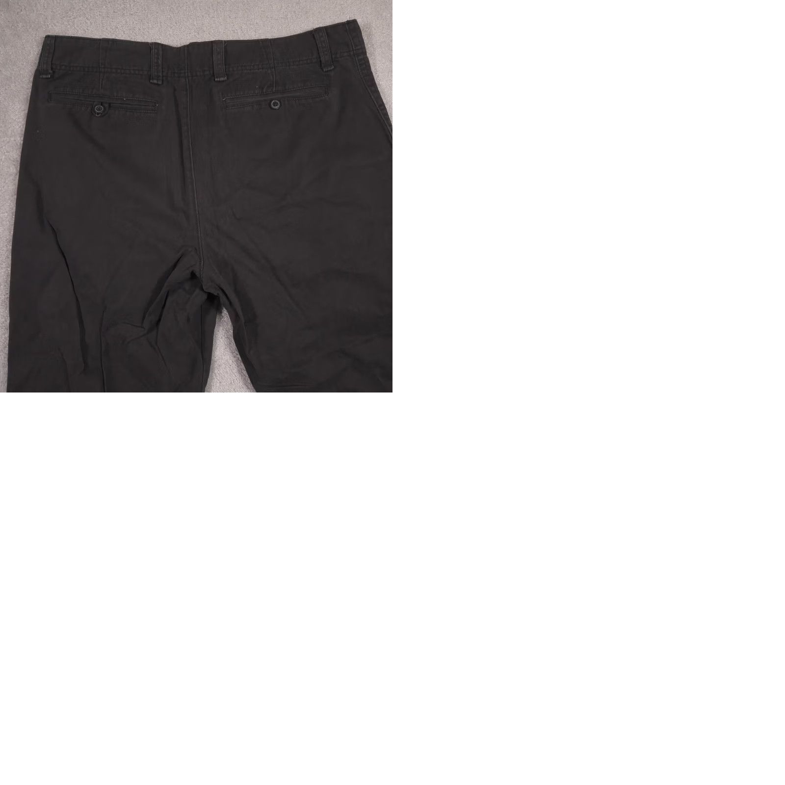 Old Navy Old Navy Broken-In Khakis Pants Mens 38x32 Gray Chino Flat Front Straight Leg Regular Waist 36 Size US 36 / EU 52 - 9 Thumbnail