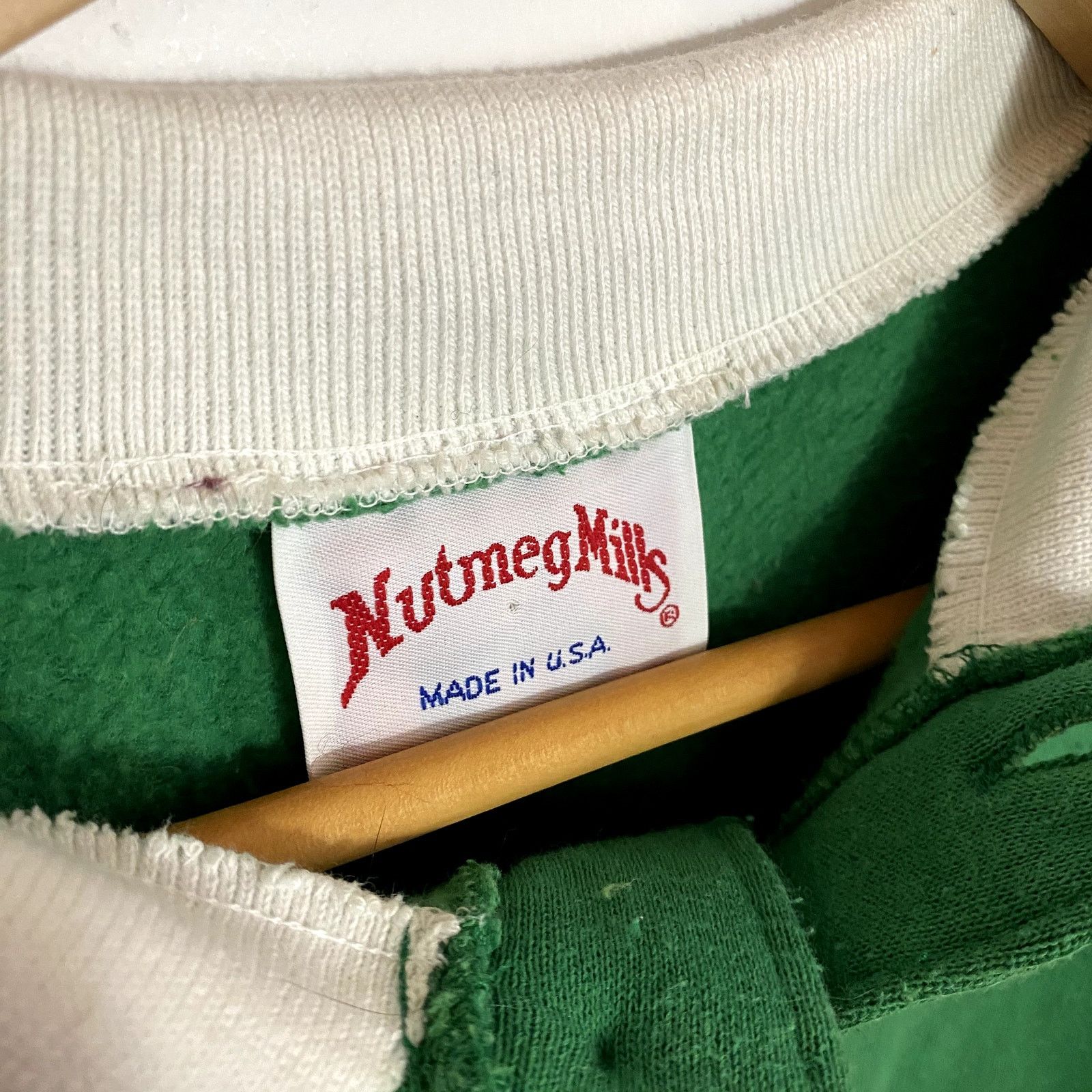 Nutmeg Vintage Ireland Rugby Polo Sweatshirt Nutmeg Mills 90s Size US M / EU 48-50 / 2 - 3 Thumbnail
