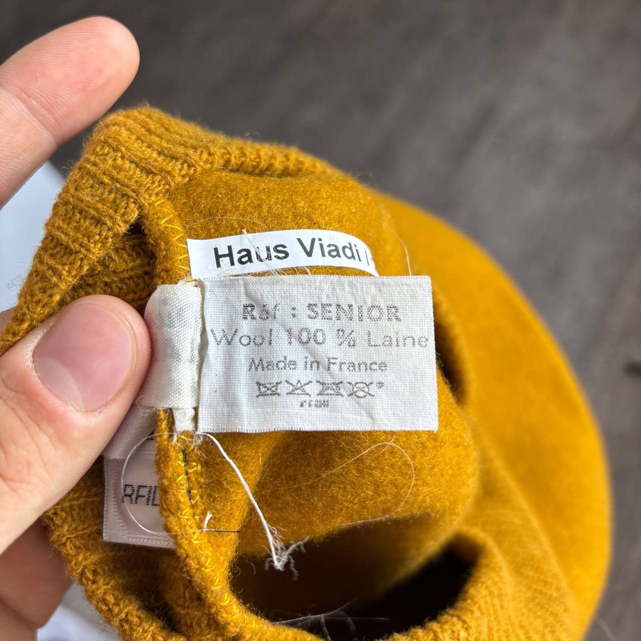 Other Pierre Laulhere PARIS Wool Beret Mustang Yellow Unisex Hat Size ONE SIZE - 9 Thumbnail