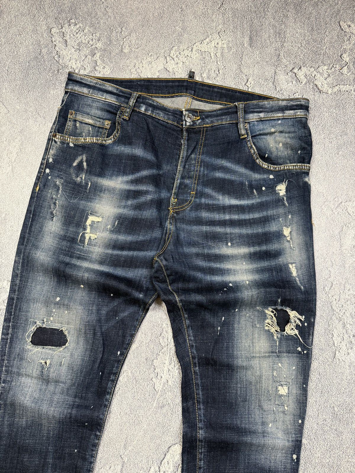 Dsquared2 Dsquared2 Denim Jeans Patchwork Crazy LGB Style Size US 36 / EU 52 - 4 Thumbnail