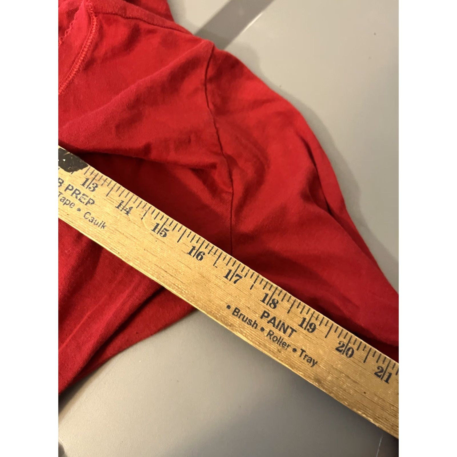 Ralph Lauren VINTAGE Ralph Lauren Women's Pajama Shirt Long Sleeve Henley Red Cotton Embroidered Logo Classic Holiday M Size M / US 6-8 / IT 42-44 - 5 Thumbnail