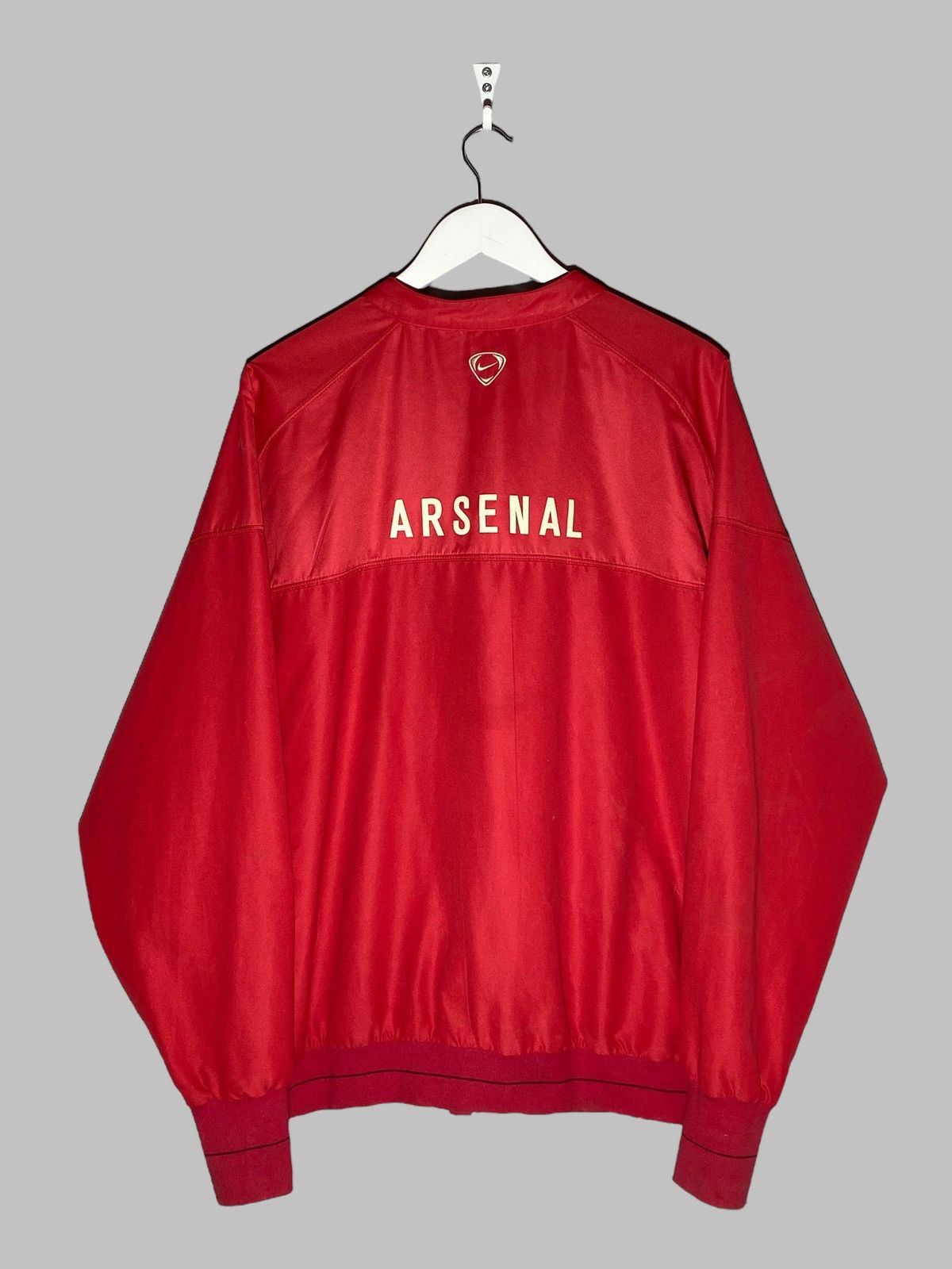 Nike Vintage Nike Arsenal Track Jacket Rare Streetwear Size US XXL / EU 58 / 5 - 2 Thumbnail