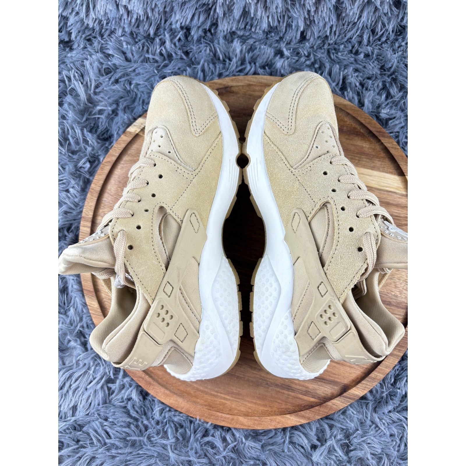 Nike Nike Air Huarache Run Women's MUSHROOM Running Beige Size US 7 / IT 37 - 7 Thumbnail