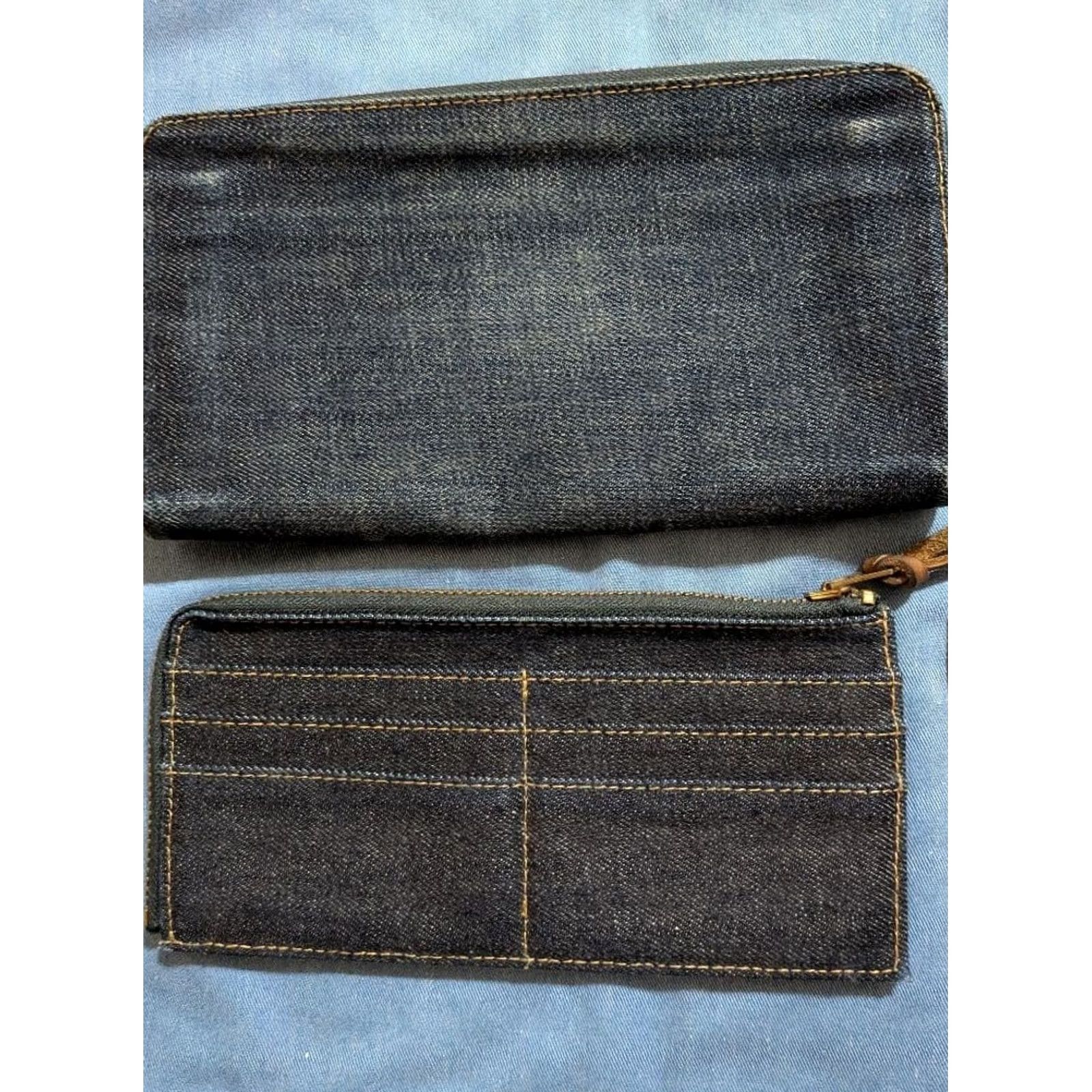Ralph Lauren RRL Ralph Lauren Denim Wallet Pouch Zip Embroided Logo Pre-owned Size ONE SIZE - 4 Thumbnail