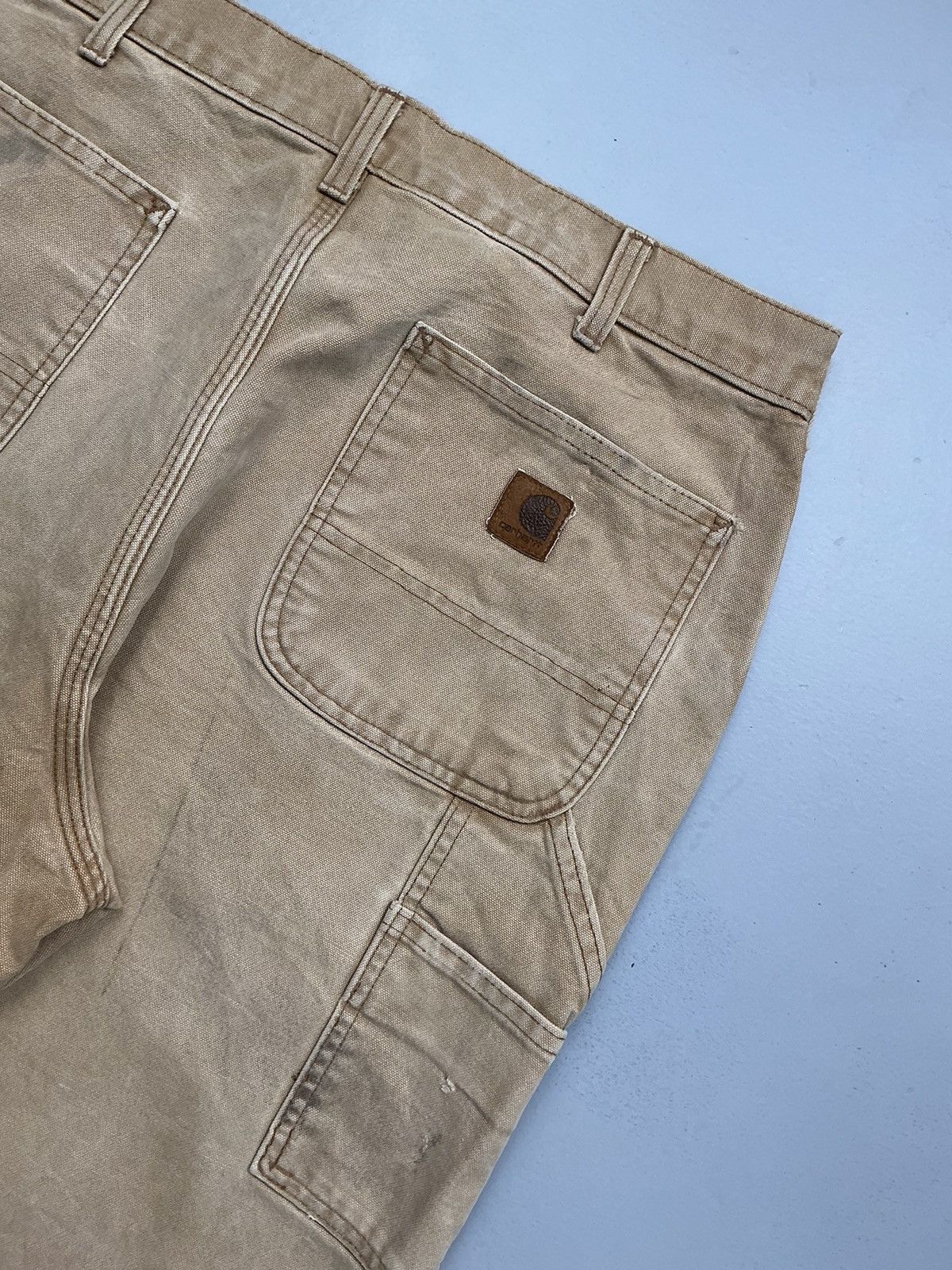 Carhartt Vintage Carhartt B11 BRN carpenter workwear denim Size US 38 / EU 54 - 13 Thumbnail