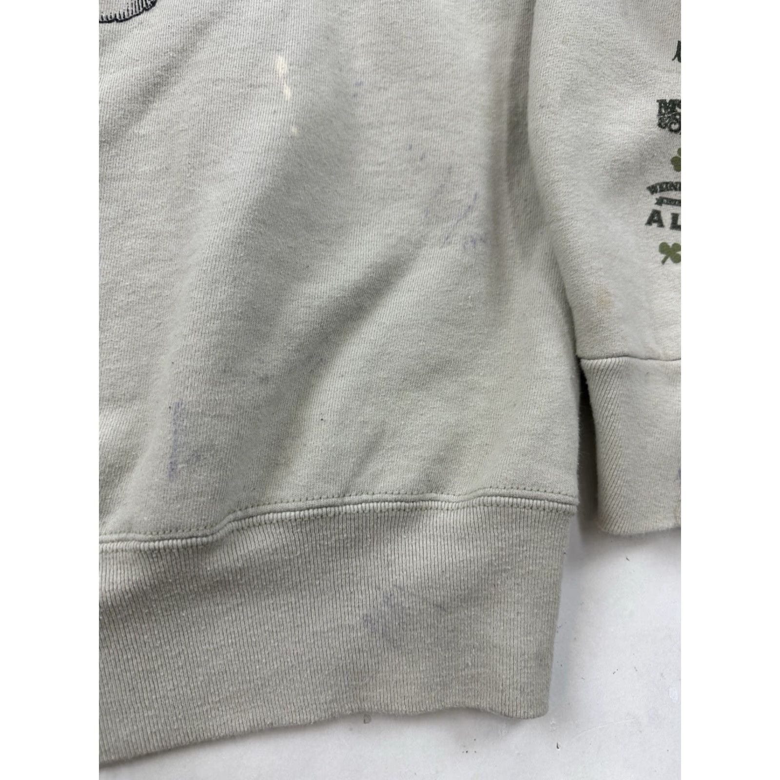 Fruit Of The Loom VINTAGE Shamrock Run Sweatshirt Mens XL Beige Portland Oregon 1997 Pullover Size US XL / EU 56 / 4 - 3 Thumbnail