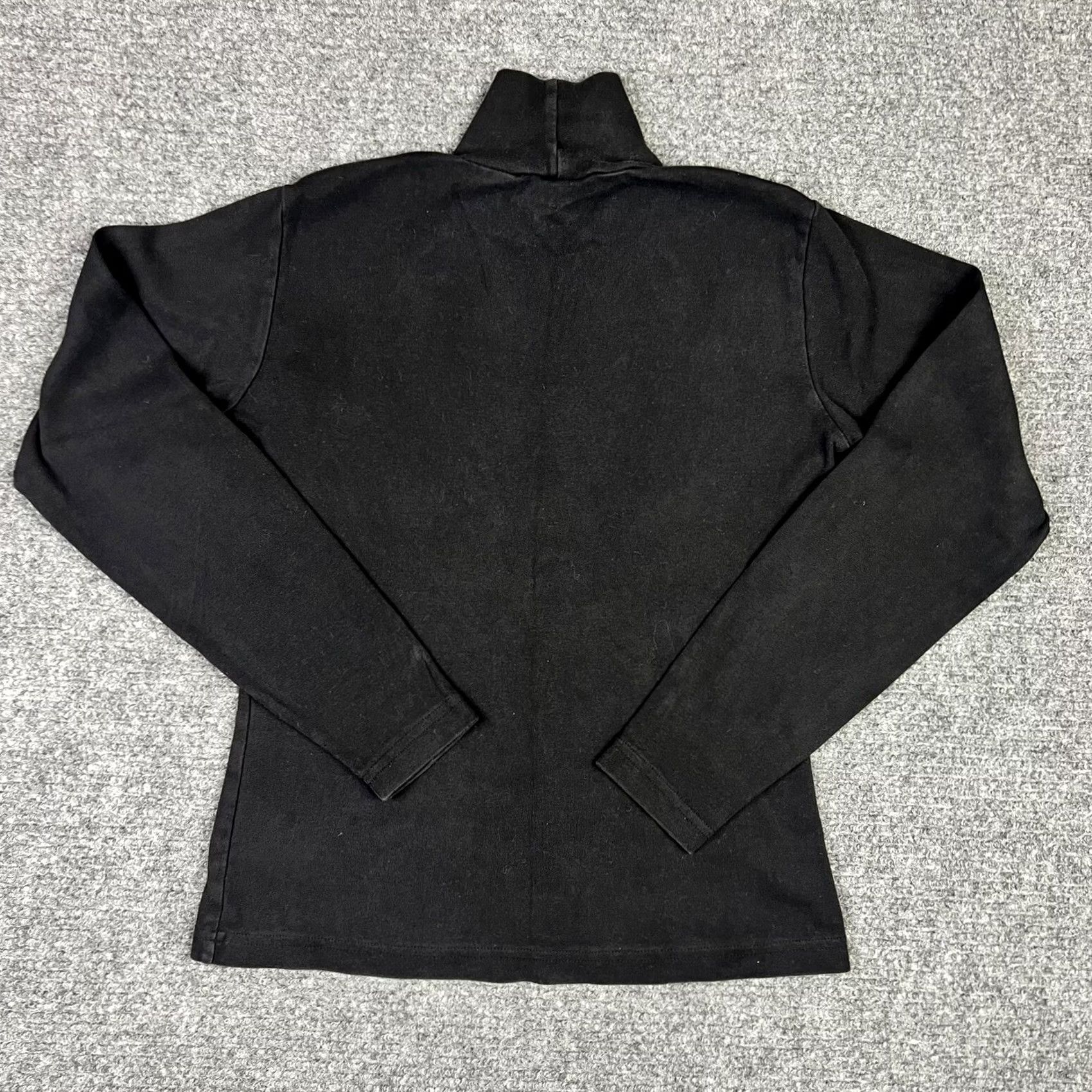 Vintage VINTAGE Columbia Turtleneck T-Shirt Womens Small 100% Cotton Black 90s Sportswear Modern Fitness Wear Mens Womens Girls Size S / US 4 / IT 40 - 3 Thumbnail