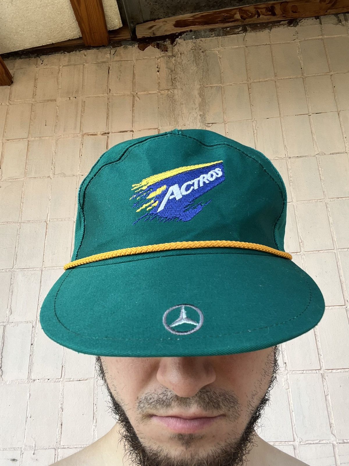 Mercedes-Benz Vintage Cap Mercedes Benz Actros Y2K Size ONE SIZE - 19 Thumbnail