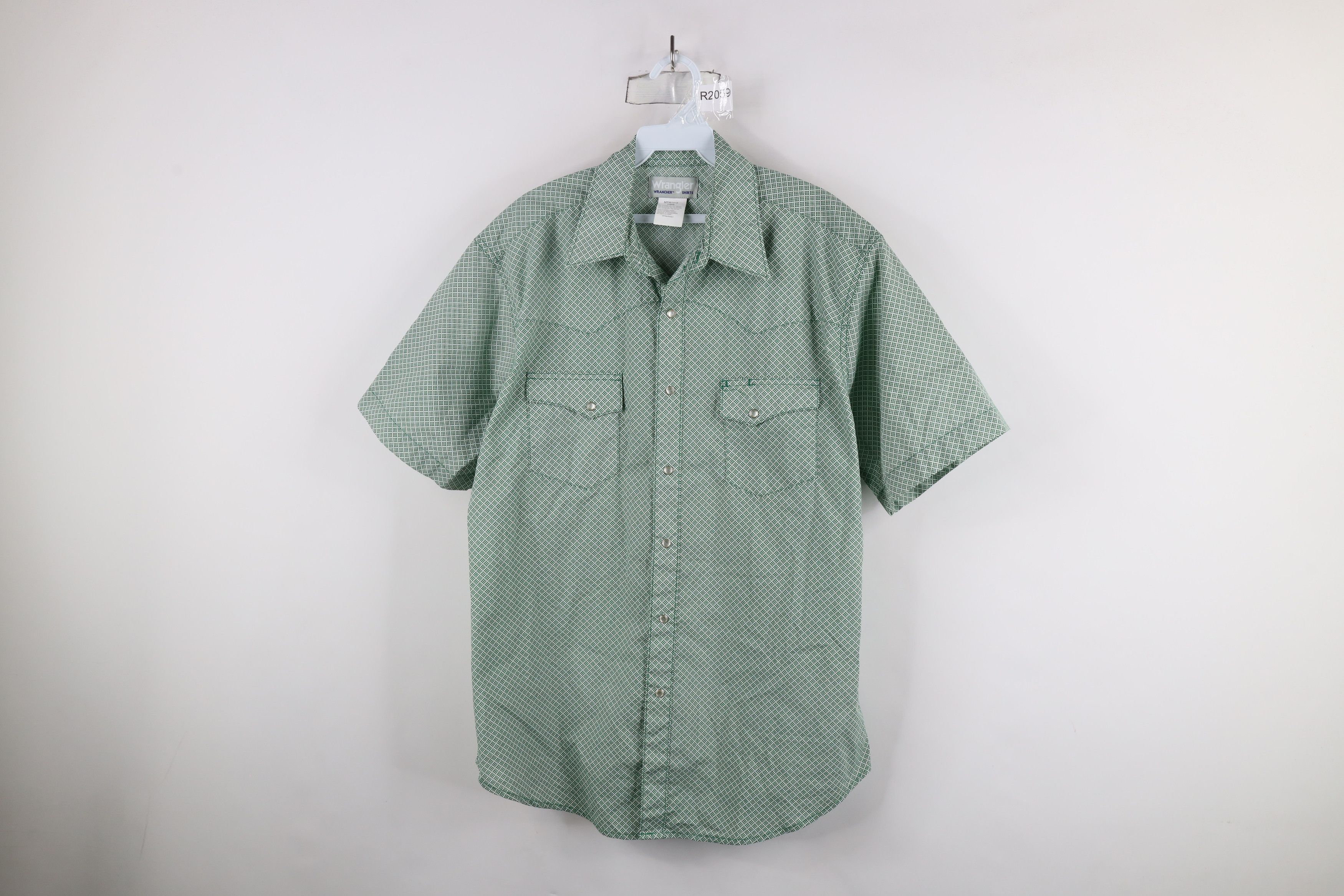 Vintage × Wrangler Vintage Wrangler Western Rodeo Short Sleeve Button Shirt Size US L / EU 52-54 / 3 - 1 Thumbnail