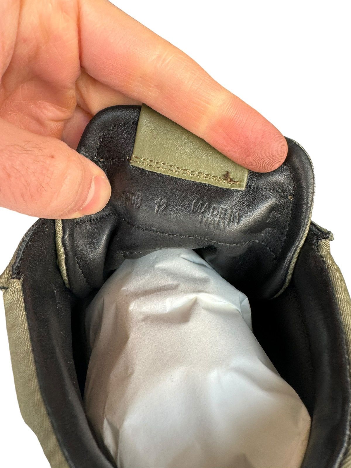 Rhude 2019 Unreleased V1 Hi Nylon Green Size US 12 / EU 45 - 8 Thumbnail