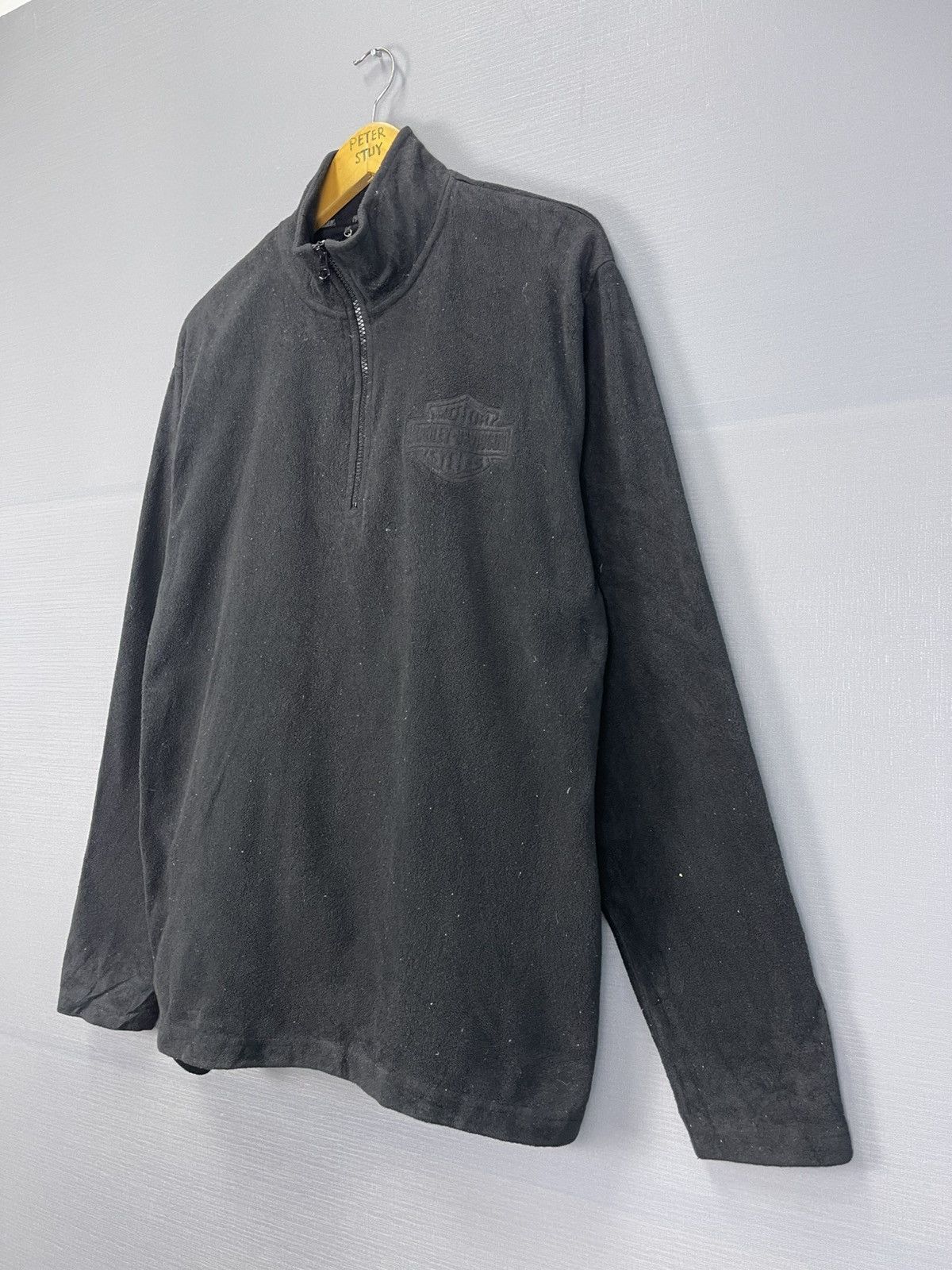 Harley Davidson × Vintage Vintage Harley Davidson Fleece Anorak Size US M / EU 48-50 / 2 - 3 Thumbnail