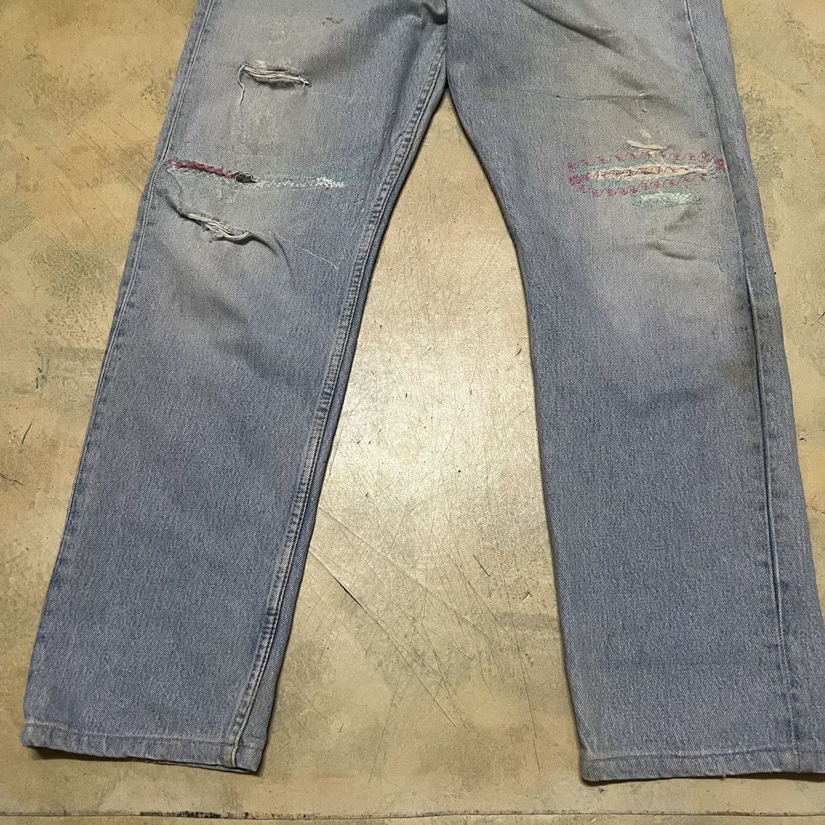 Levi's Vintage Distressed Levis 501 Denim Jeans Size US 31 - 5 Thumbnail