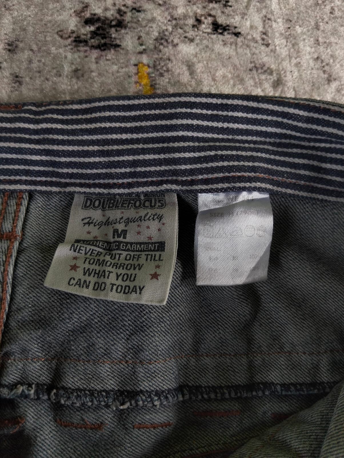 Japanese Brand double focus double waist Jeans Size US 31 - 7 Thumbnail