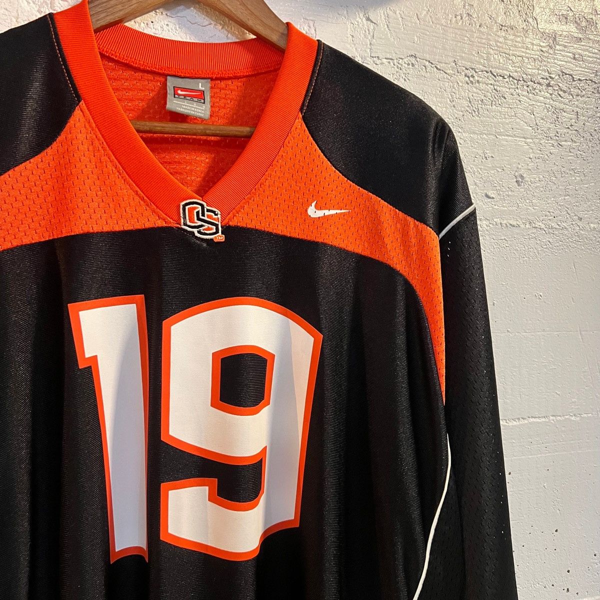Nike Vintage Y2K Nike OSU ‘#19’ Mesh Football Jersey Size US L / EU 52-54 / 3 - 3 Thumbnail