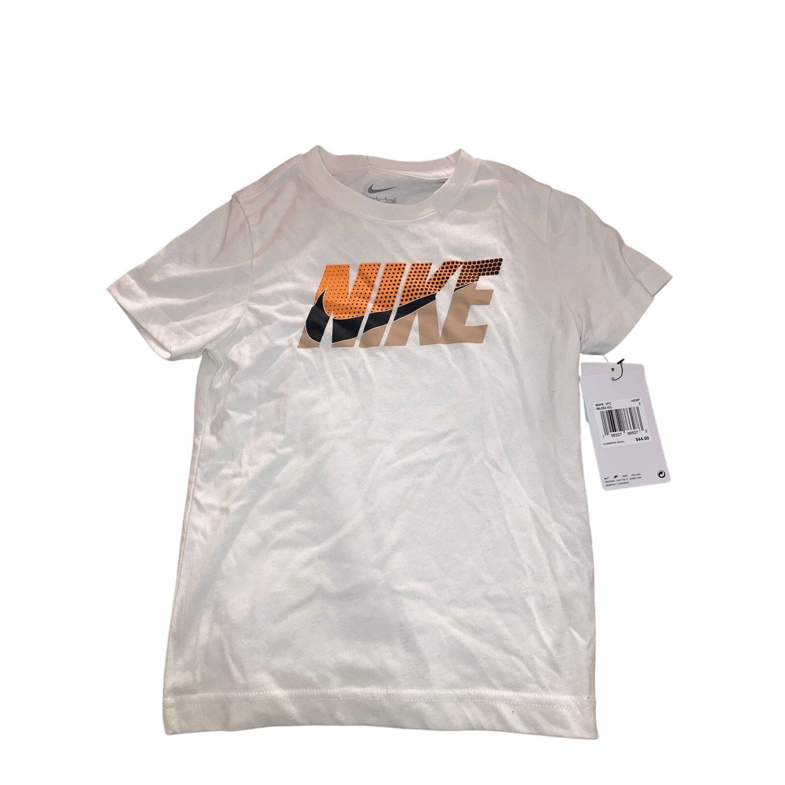 Nike . New Nike Boys' T-Shirt "Hemp" Graphic Tee Sz 7 86L852-XOL Size US XXS / EU 40 - 2 Thumbnail