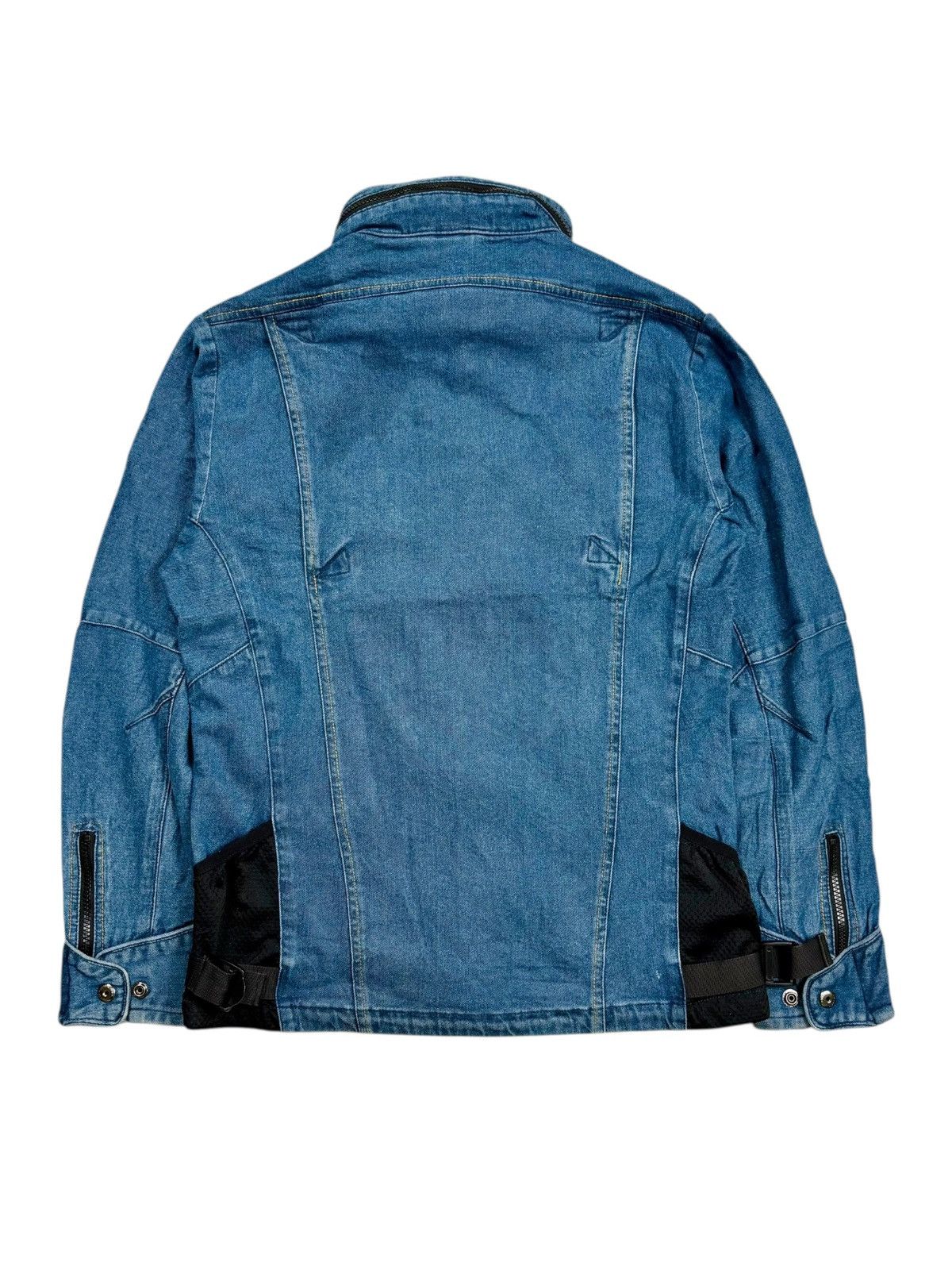 Le Grande Bleu (L.G.B.) 2000s Field Core - Vkei Style Washed Rider Denim Jacket Size US M / EU 48-50 / 2 - 4 Thumbnail