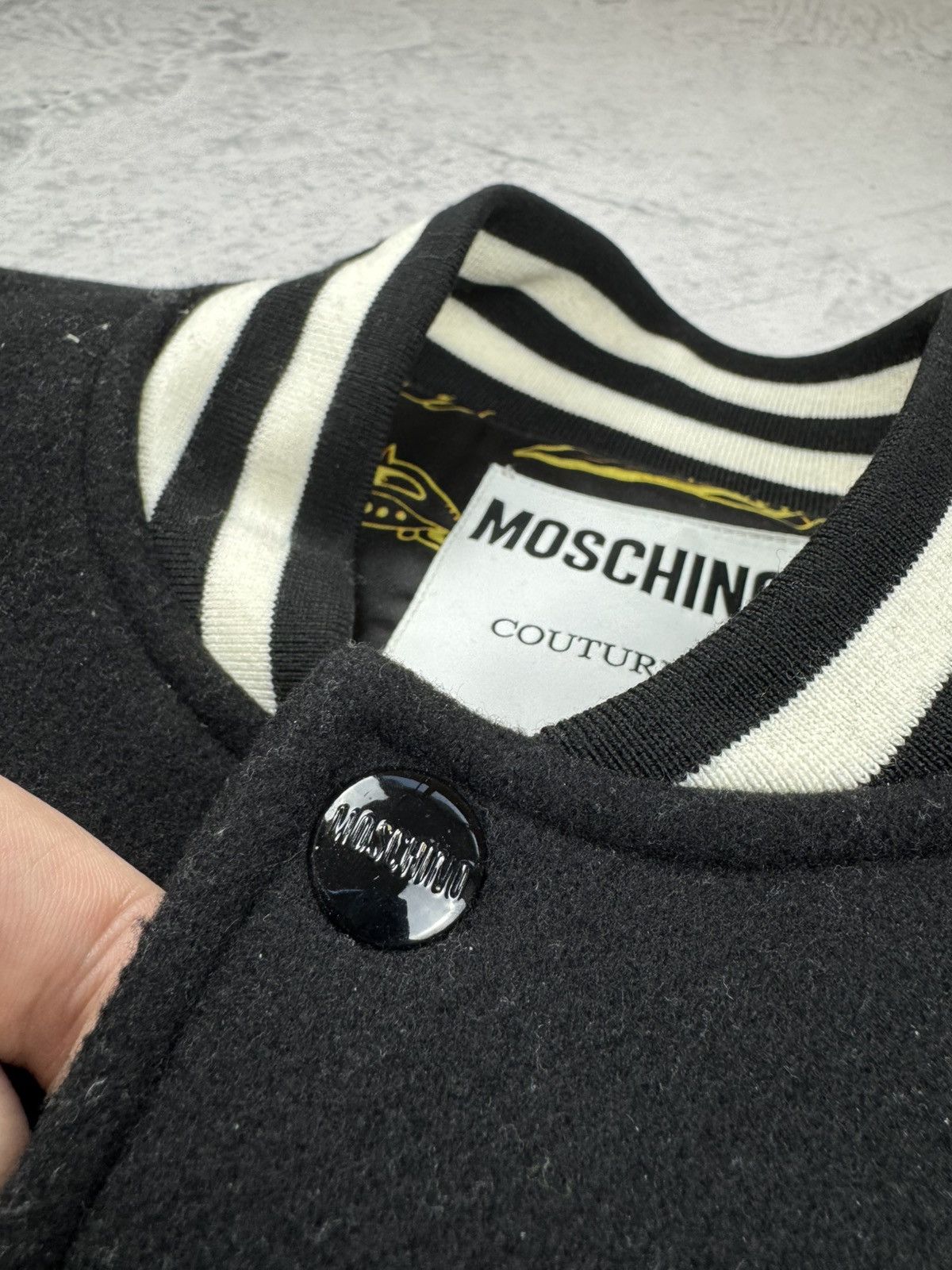 Moschino × Vintage MOSCHINO VINTAGE DOUBLE LOGO OVERSIZE BOMBER Size US L / EU 52-54 / 3 - 7 Thumbnail