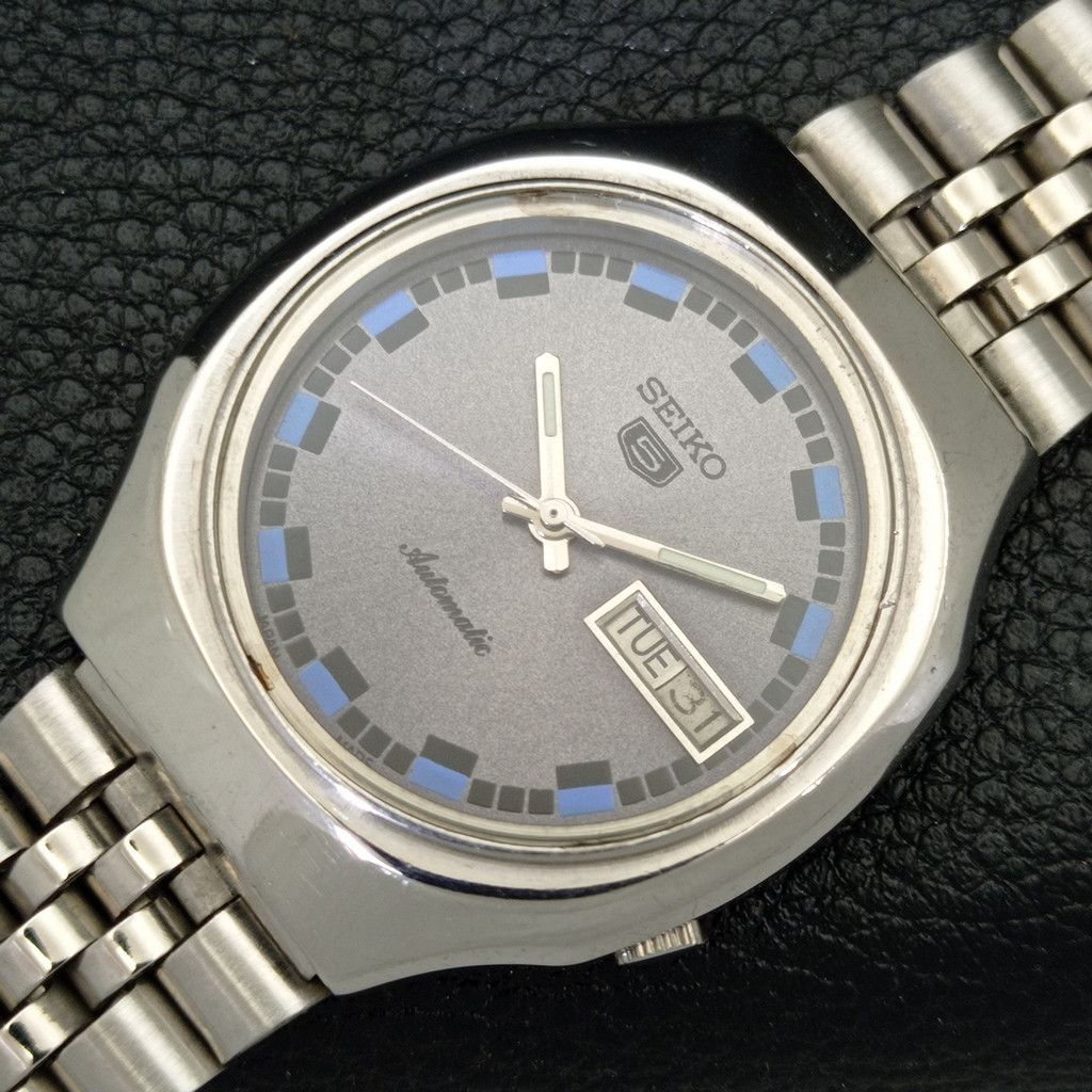 Seiko Genuine Vintage Seiko 5 Automatic Japan Mens Watch A500077 Size 38 - 6 Thumbnail