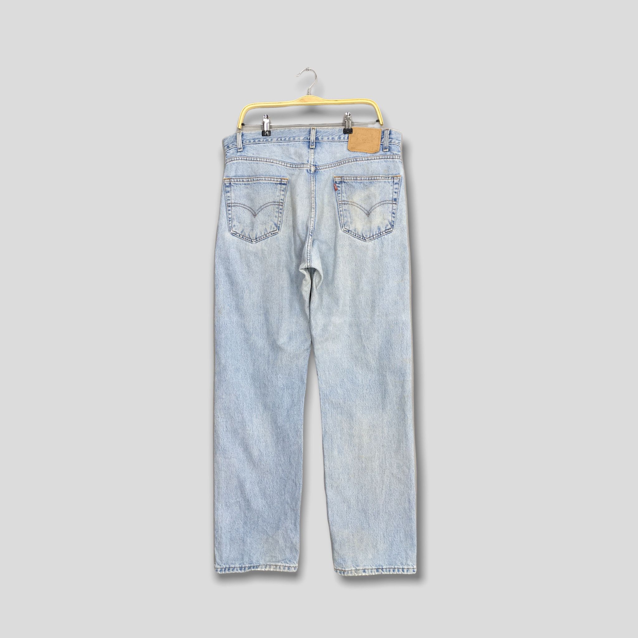 Levi's Size 36x31 Vintage Levis 505 Pale Blue Jeans S822 Size US 36 / EU 52 - 13 Thumbnail