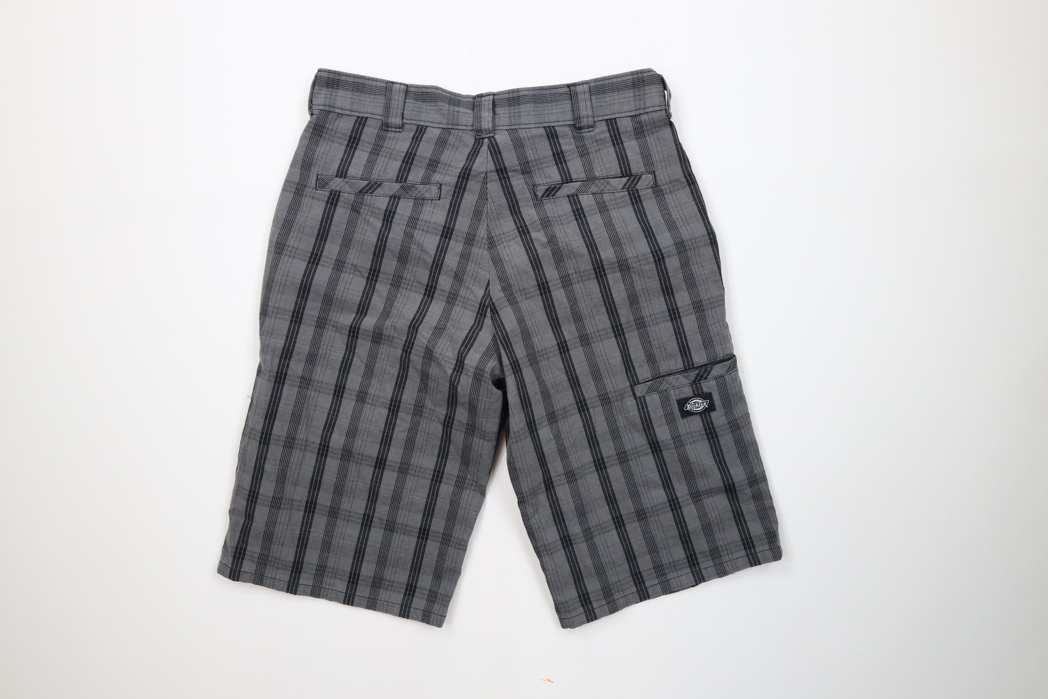 Dickies Vintage Y2K Dickies Workwear Mechanic Shorts Gray Plaid Size US 30 / EU 46 - 8 Thumbnail